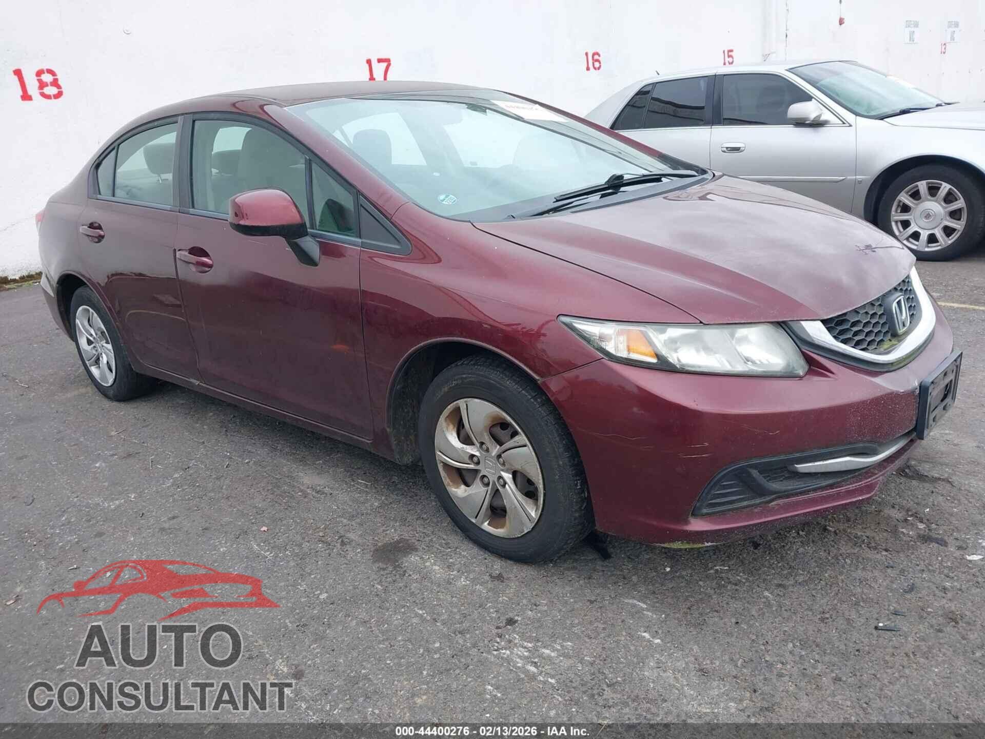 HONDA CIVIC 2013 - 19XFB2F50DE290482