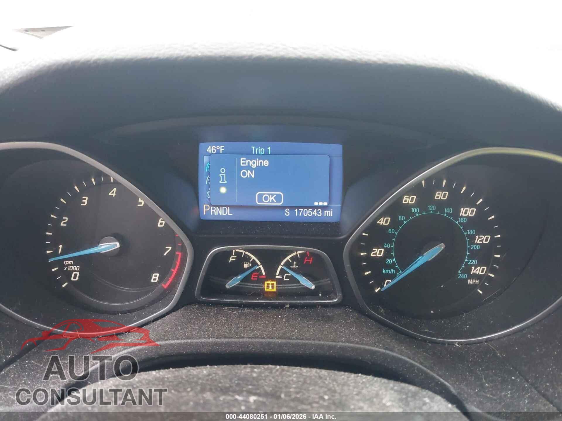 FORD FOCUS 2014 - 1FADP3F29EL180792