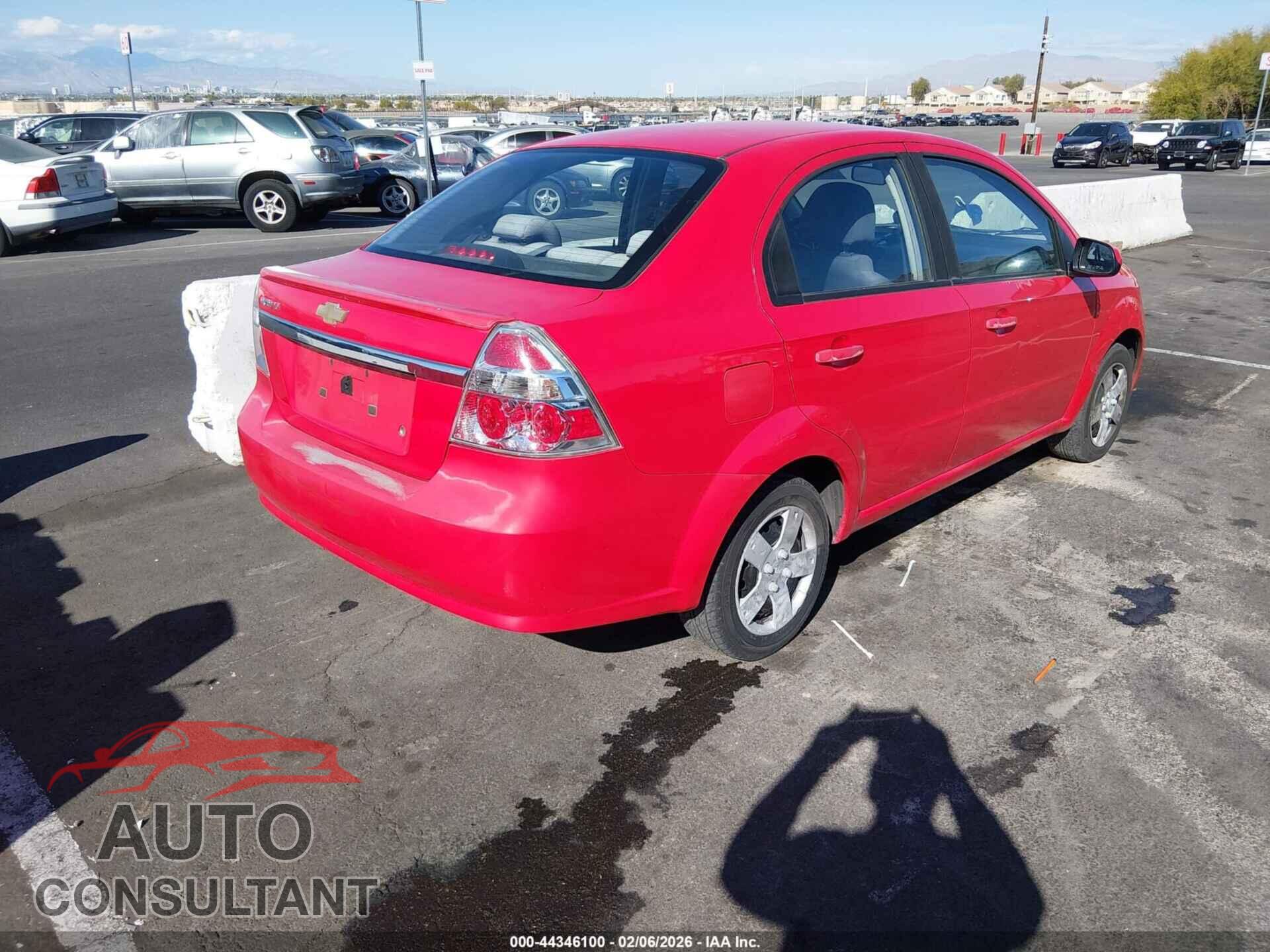 CHEVROLET AVEO 2011 - KL1TD5DE7BB123796