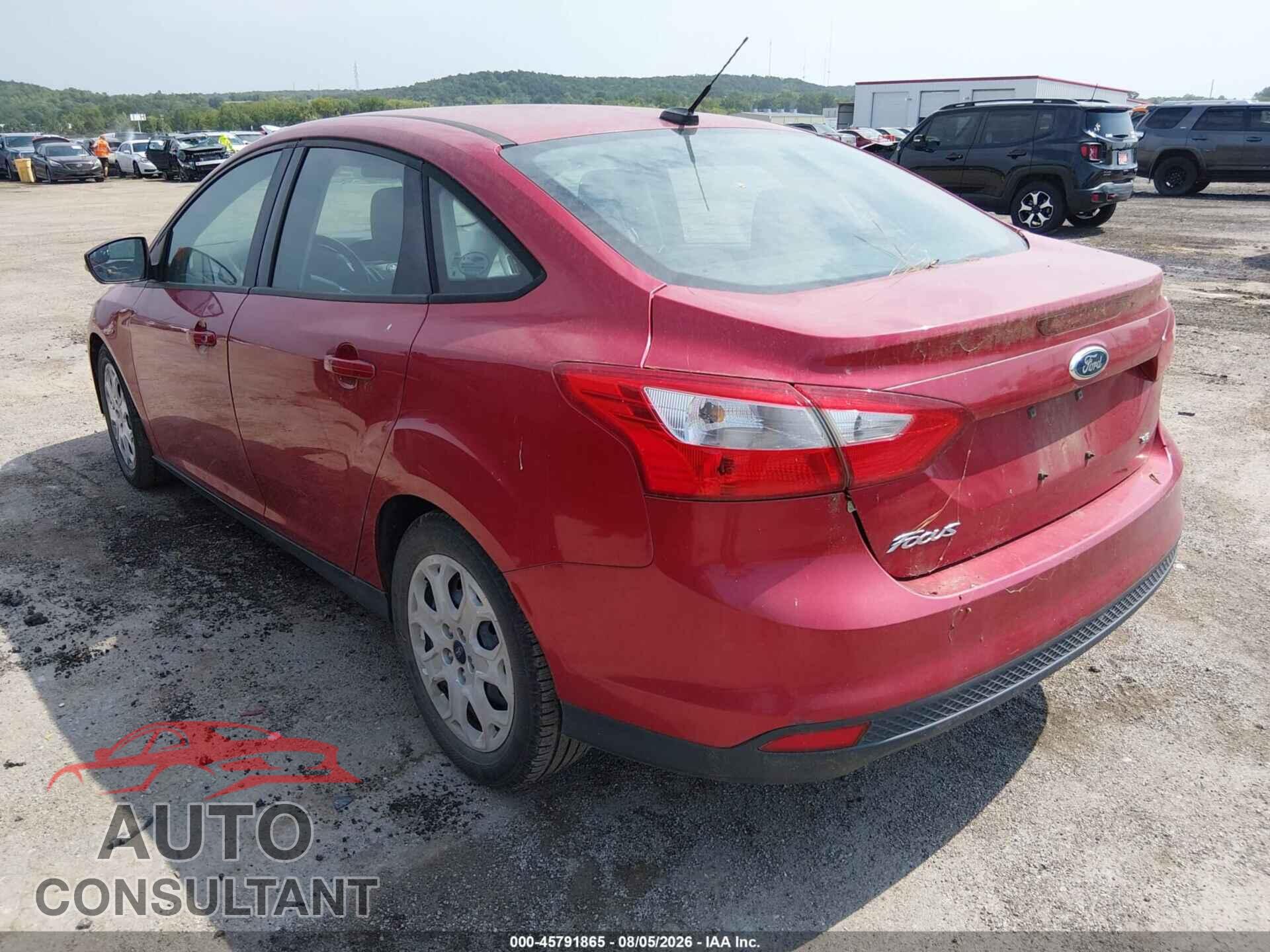 FORD FOCUS 2012 - 1FAHP3F2XCL262187