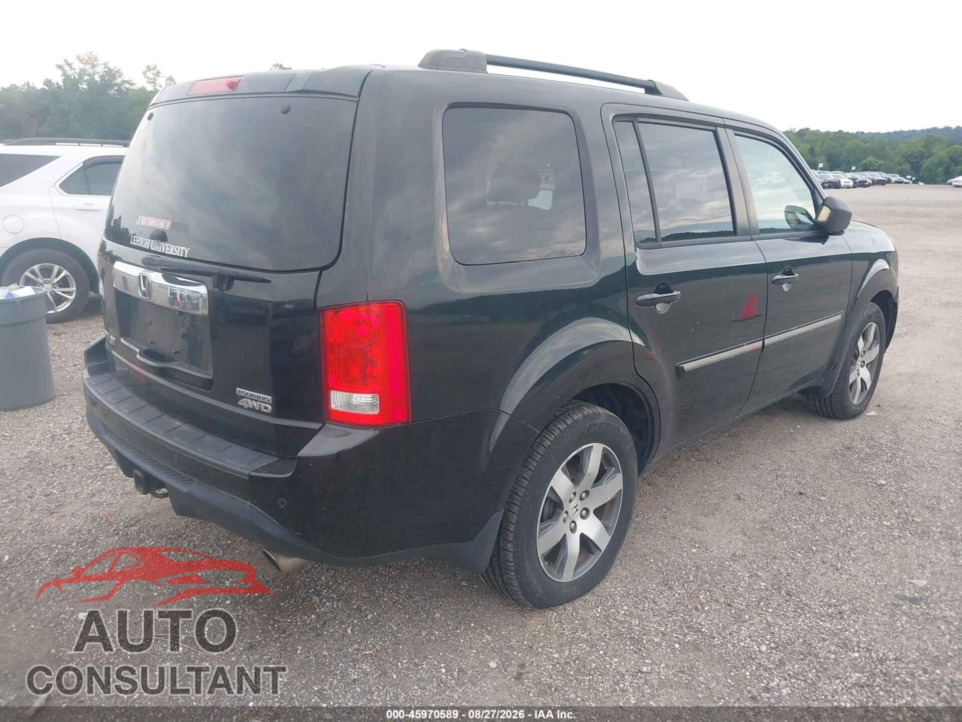HONDA PILOT 2013 - 5FNYF4H9XDB009176