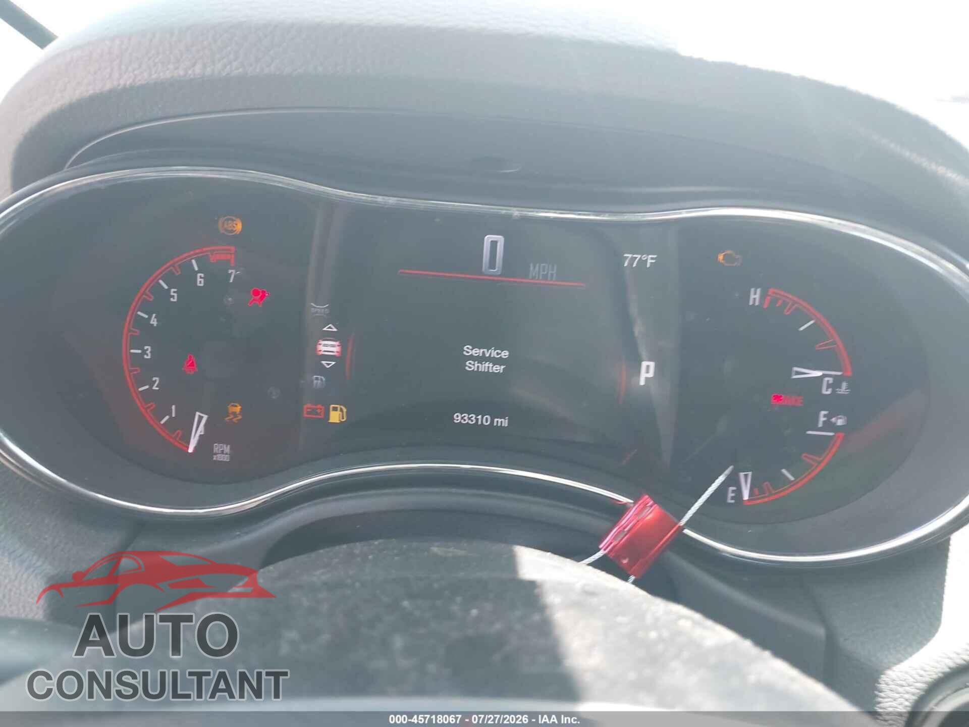 DODGE DURANGO 2016 - 1C4RDHAG4GC459675