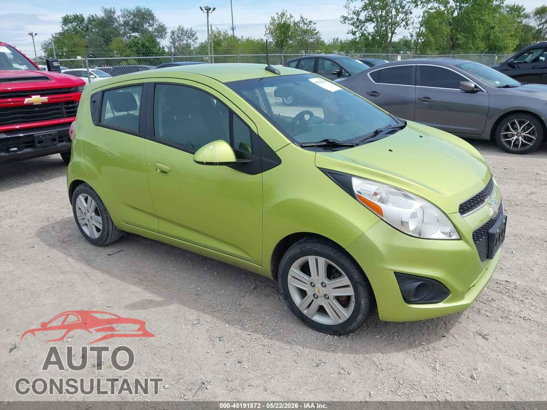 CHEVROLET SPARK 2014 - KL8CB6S99EC422143