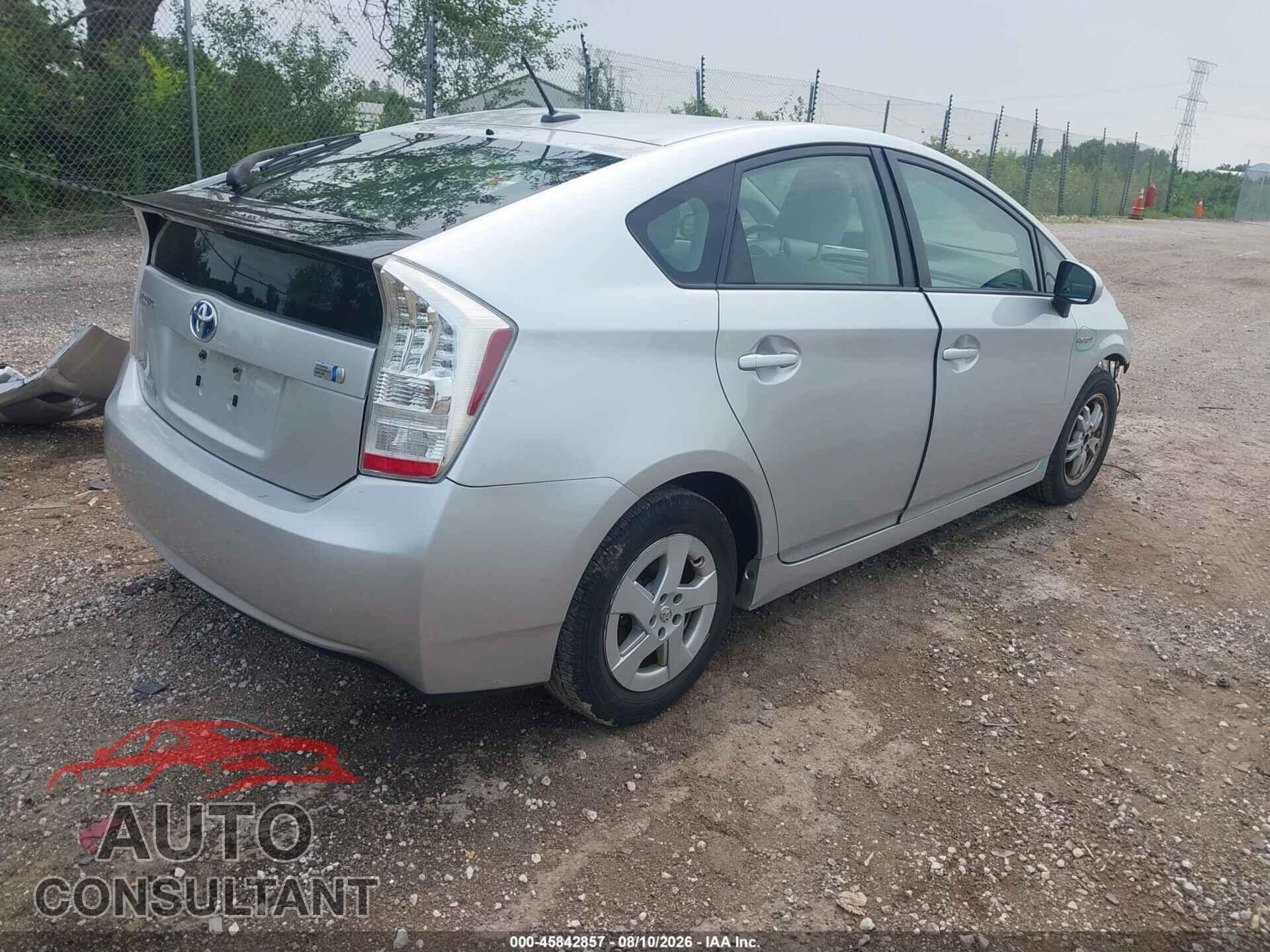 TOYOTA PRIUS 2010 - JTDKN3DU1A0202730