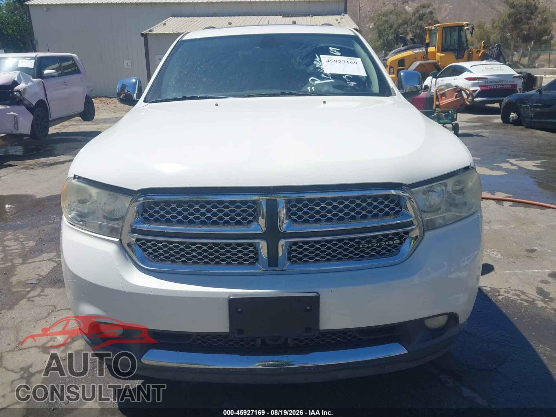 DODGE DURANGO 2011 - 1D4SD5GT4BC708511