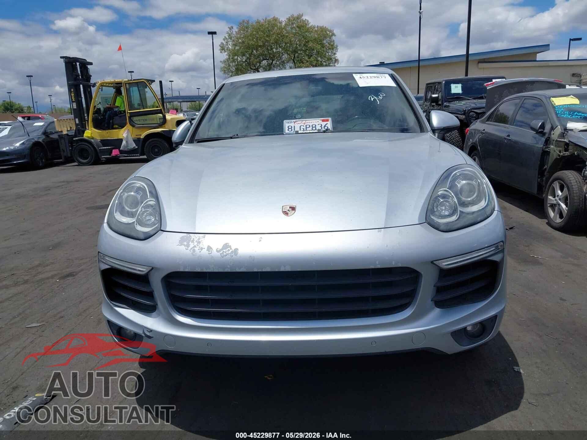 PORSCHE CAYENNE 2016 - WP1AF2A20GLA40309