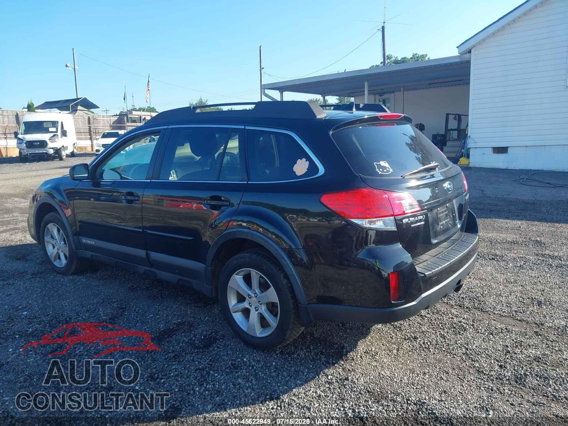 SUBARU OUTBACK 2014 - 4S4BRBCC7E3235531
