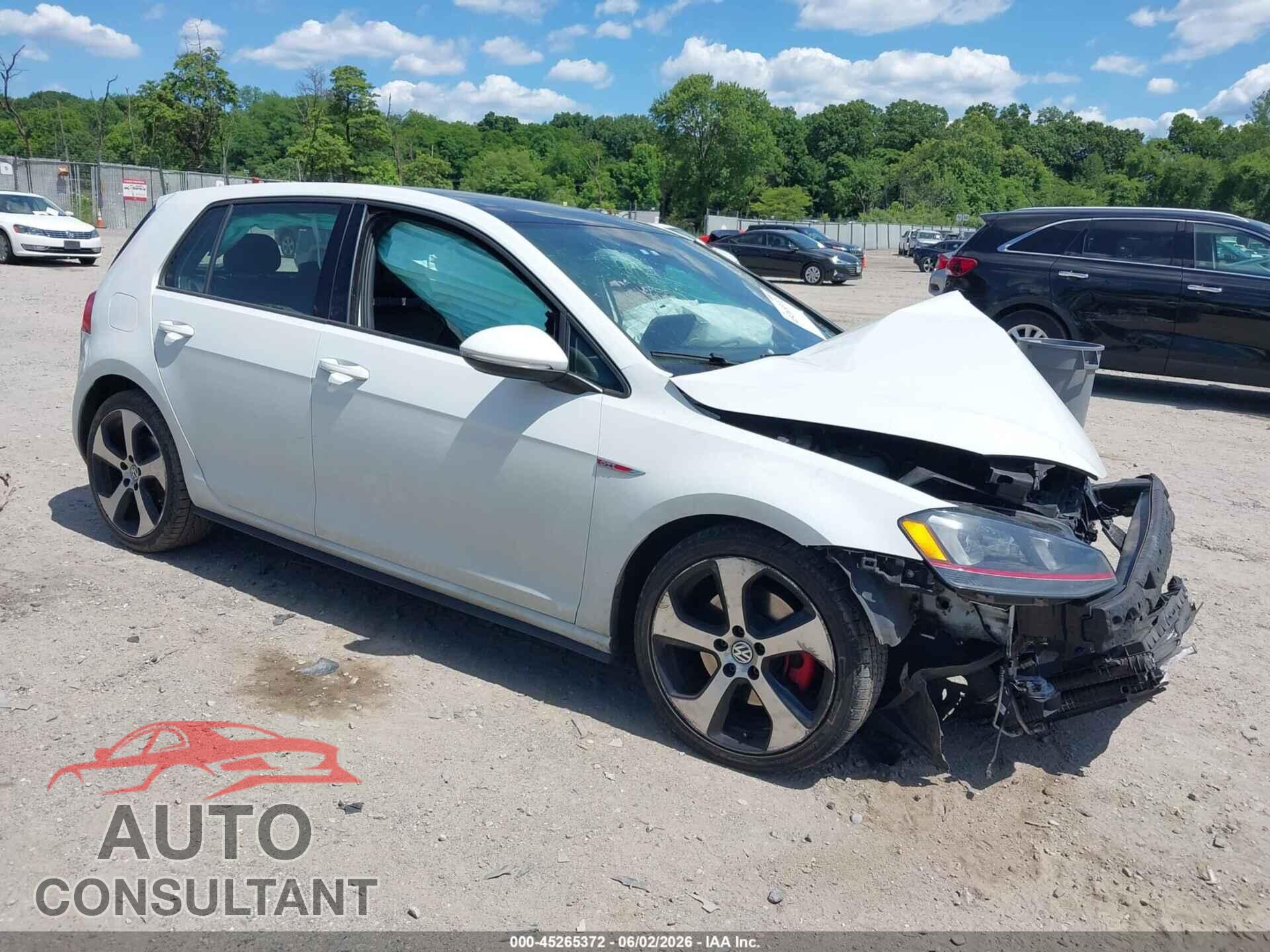 VOLKSWAGEN GOLF GTI 2016 - 3VW4T7AU8GM019676
