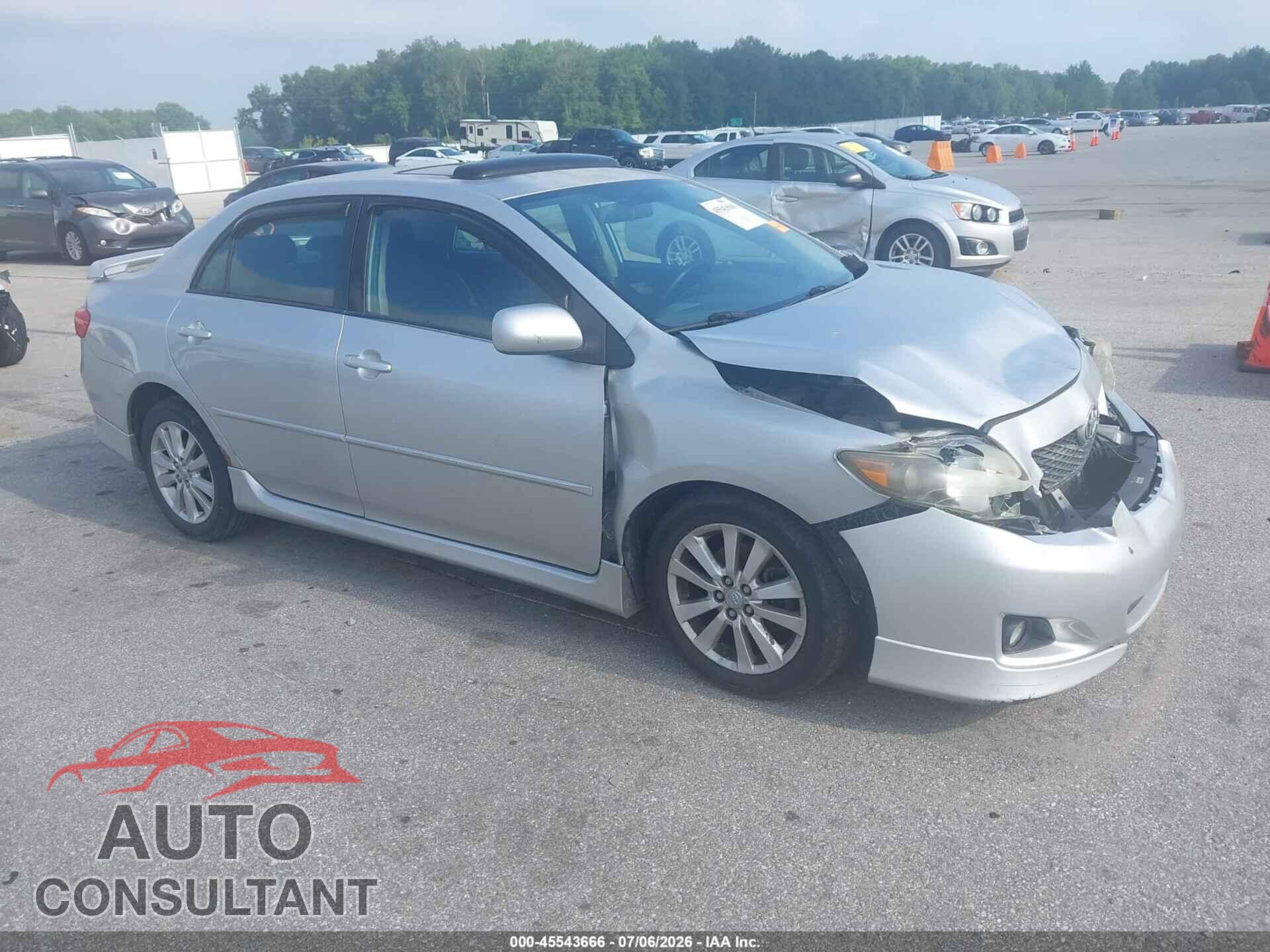 TOYOTA COROLLA 2009 - 1NXBU40E49Z144460