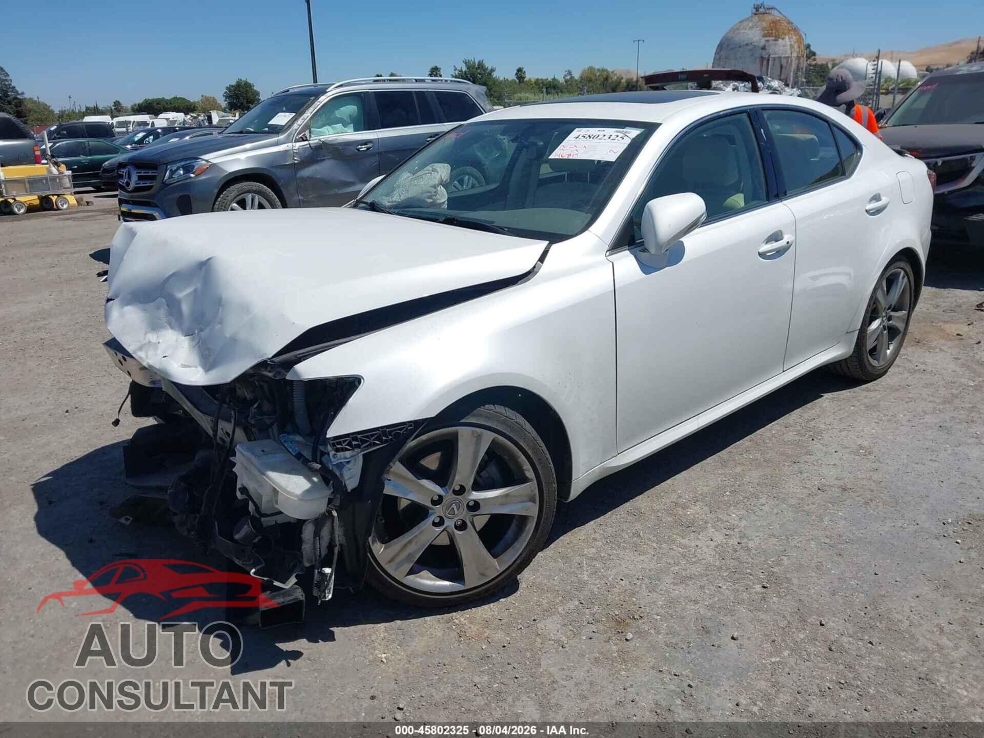 LEXUS IS 250 2012 - JTHBF5C21C2103100