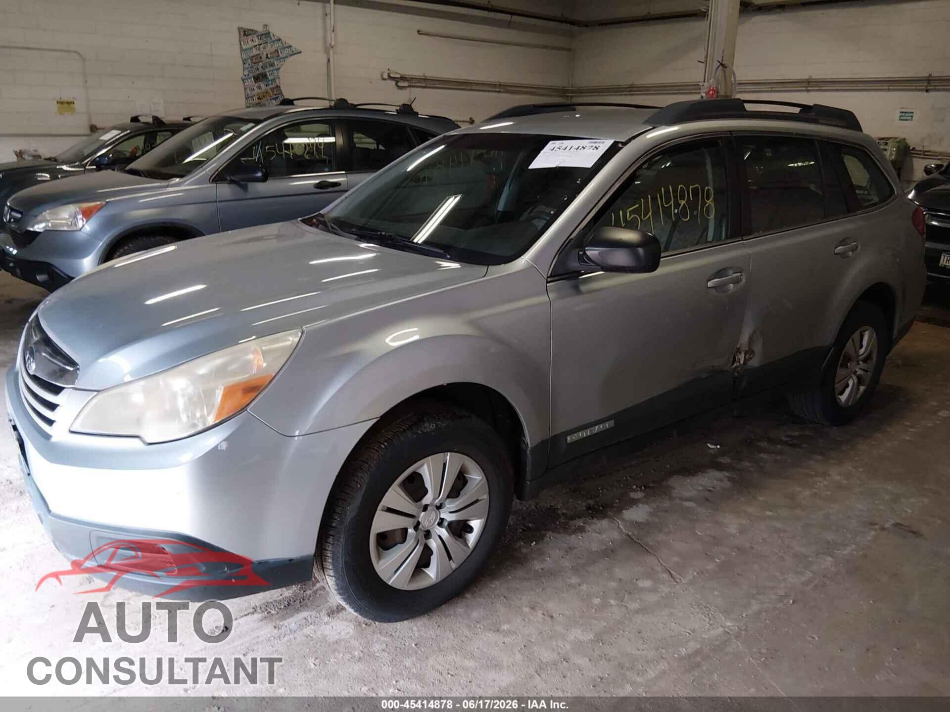 SUBARU OUTBACK 2012 - 4S4BRCAC7C1255862