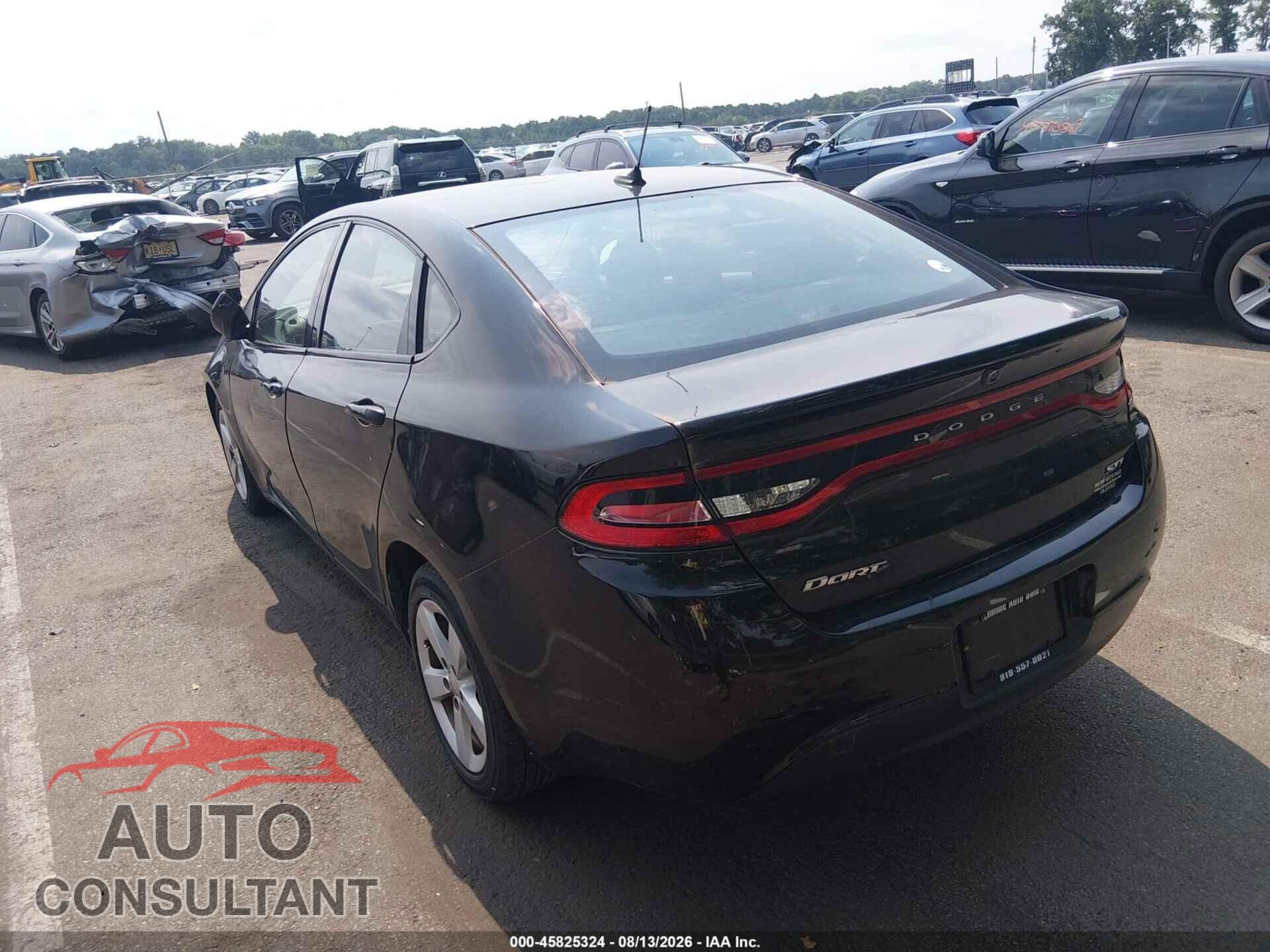 DODGE DART 2015 - 1C3CDFBB2FD302561