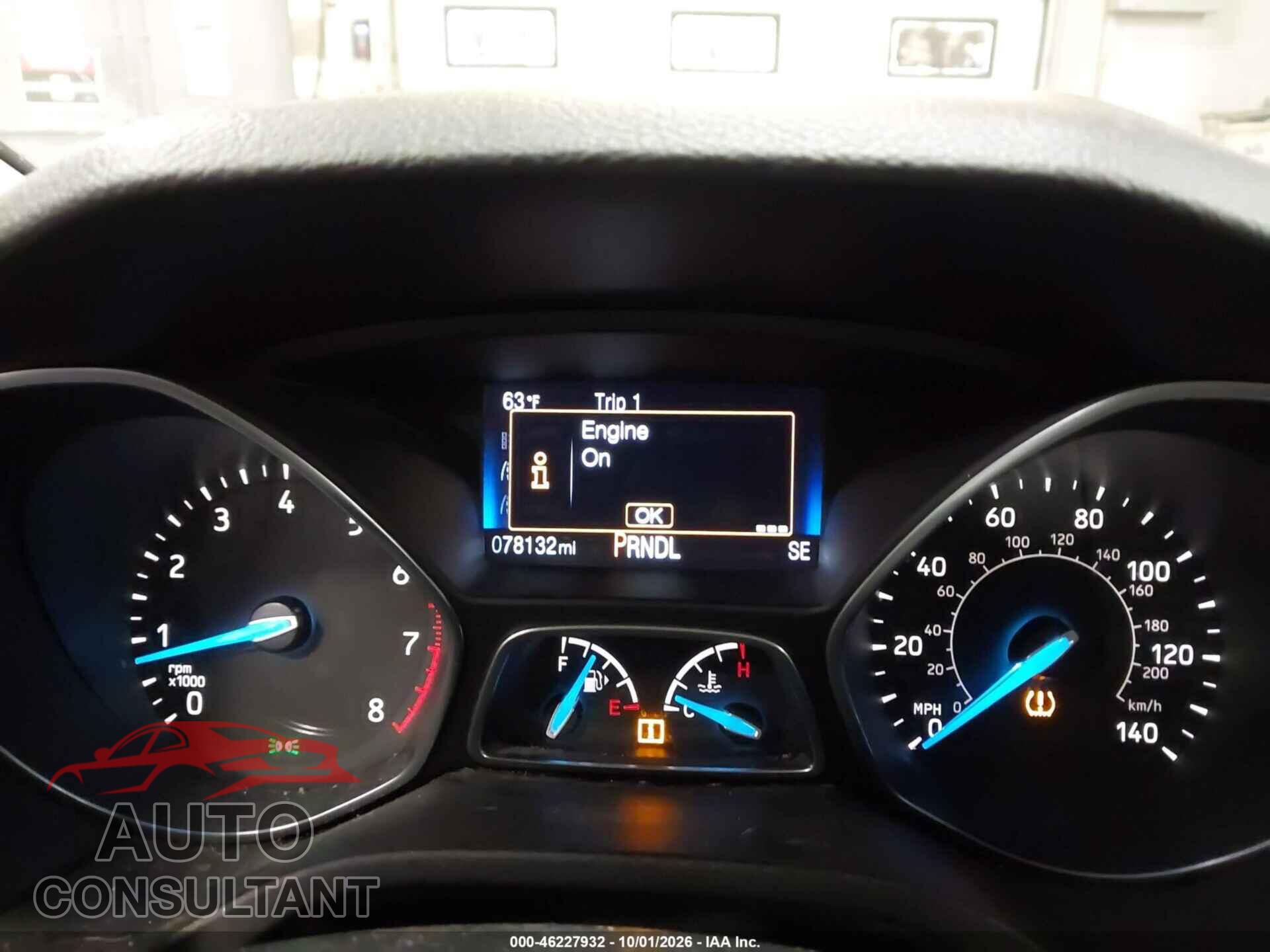 FORD FOCUS 2017 - 1FADP3F2XHL312544