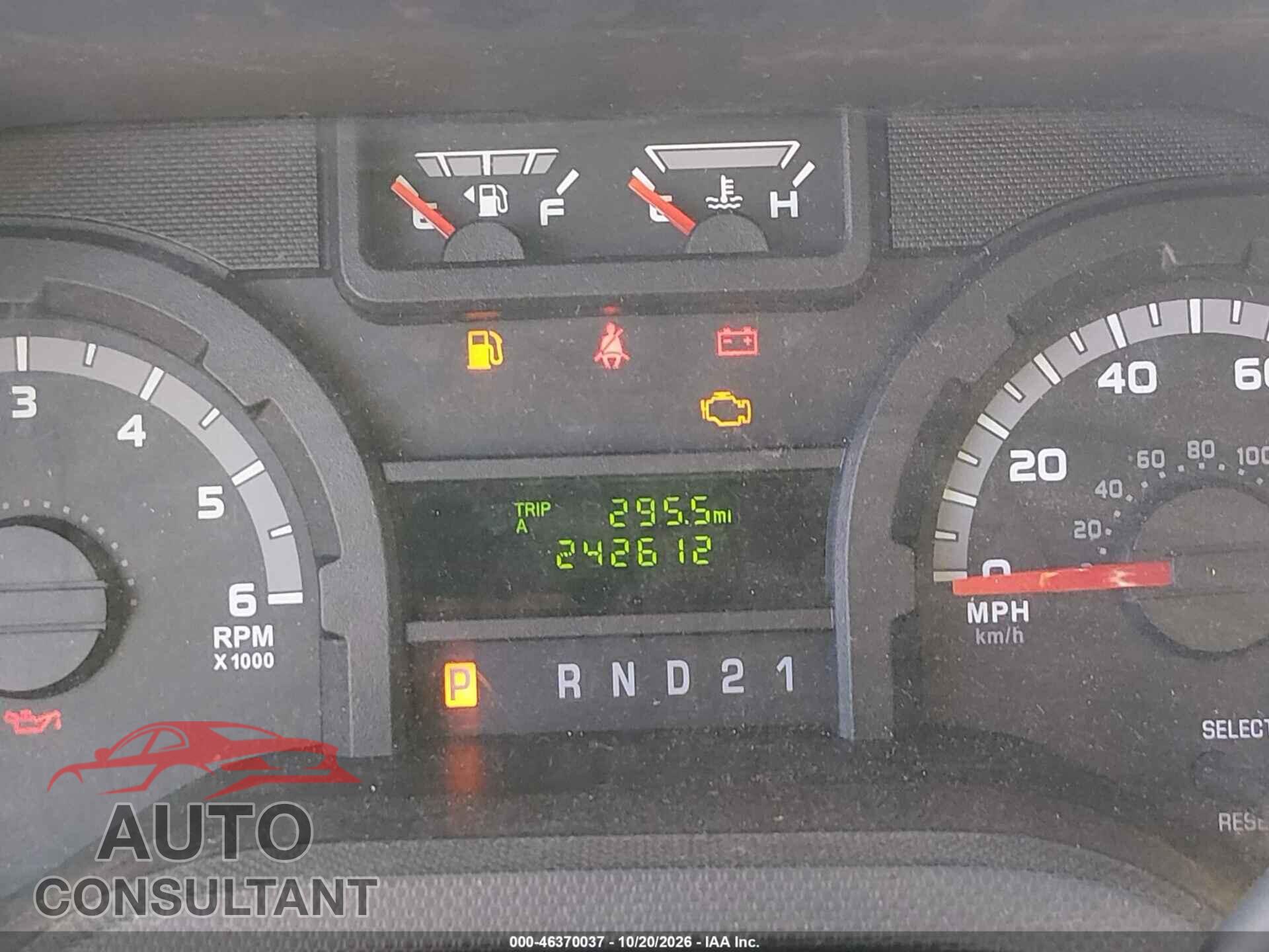 FORD E-250 2012 - 1FTNE2EL6CDA96316