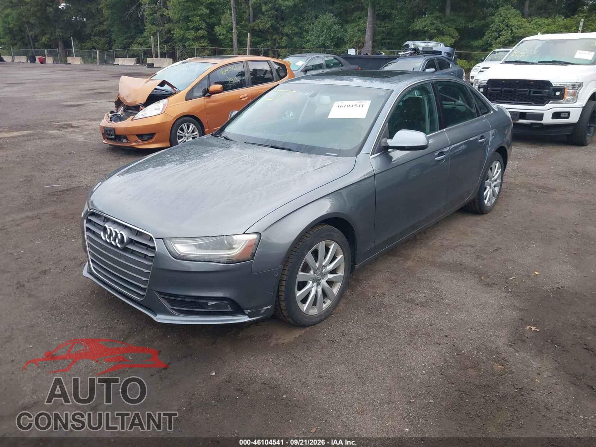 AUDI A4 2013 - WAUBFAFL6DN036585