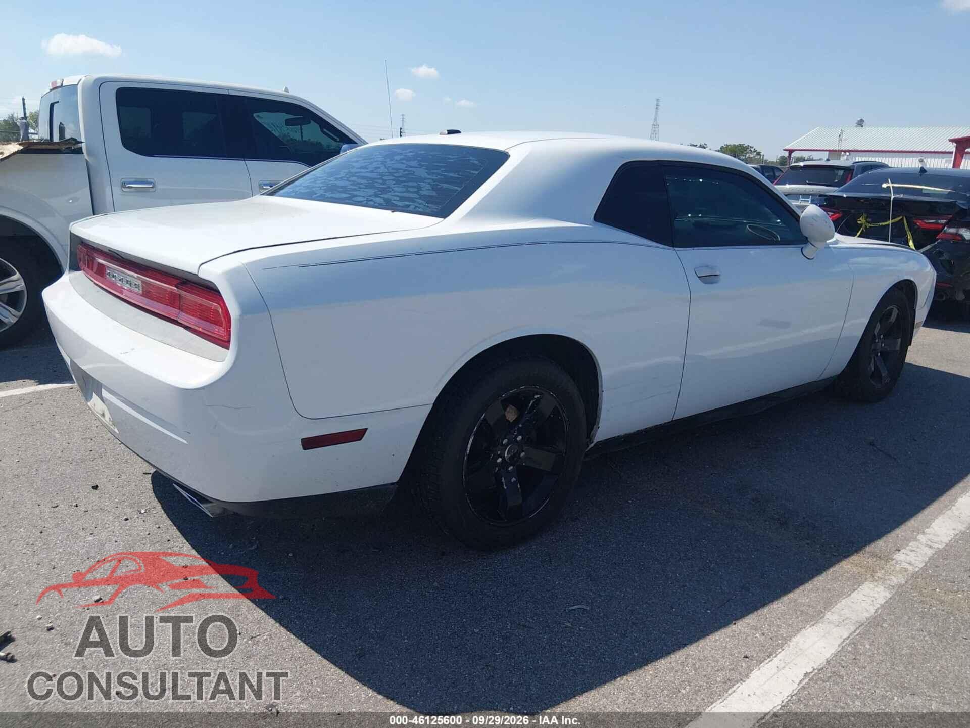 DODGE CHALLENGER 2013 - 2C3CDYAG7DH569512
