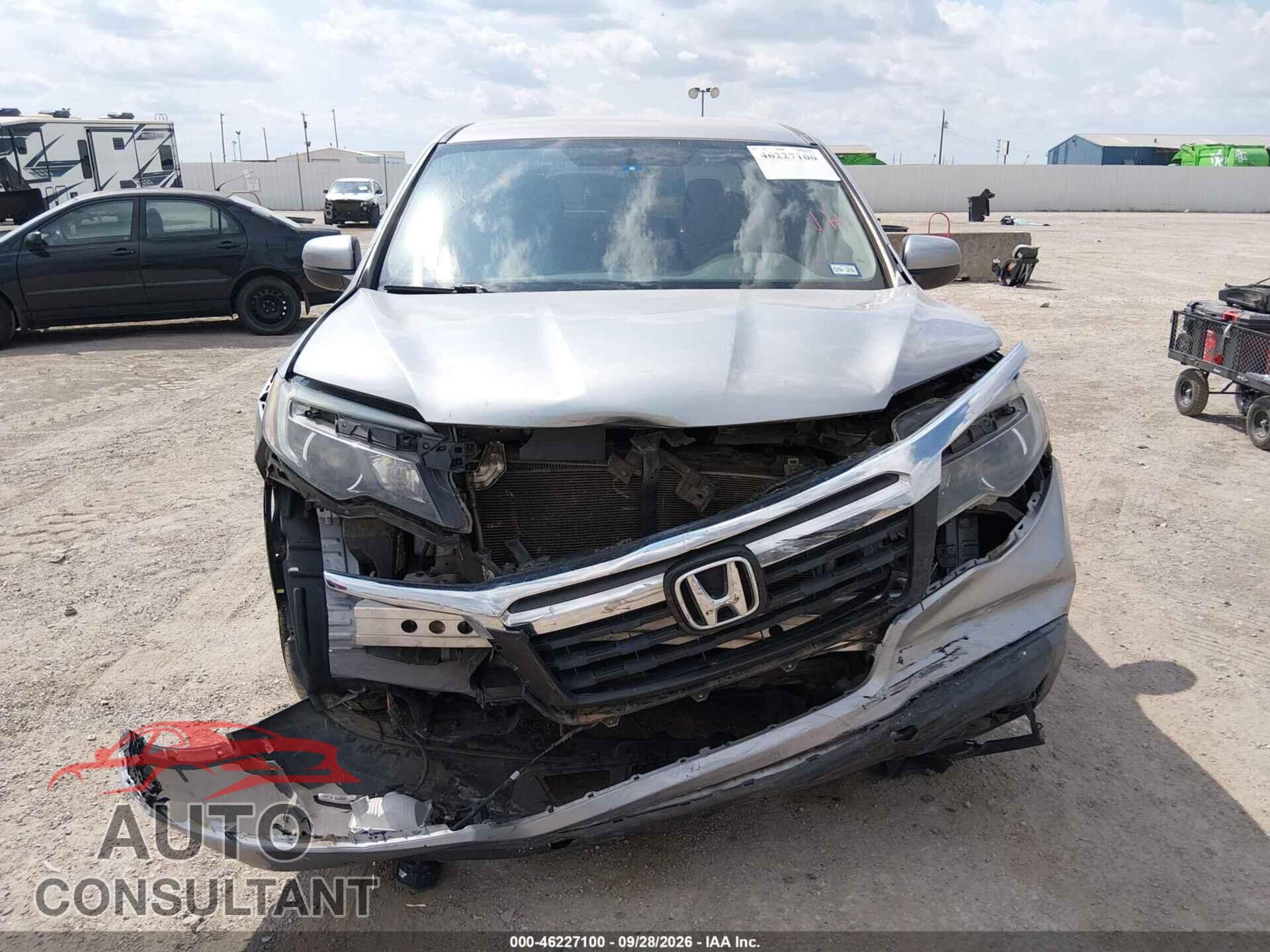 HONDA RIDGELINE 2017 - 5FPYK2F43HB004759