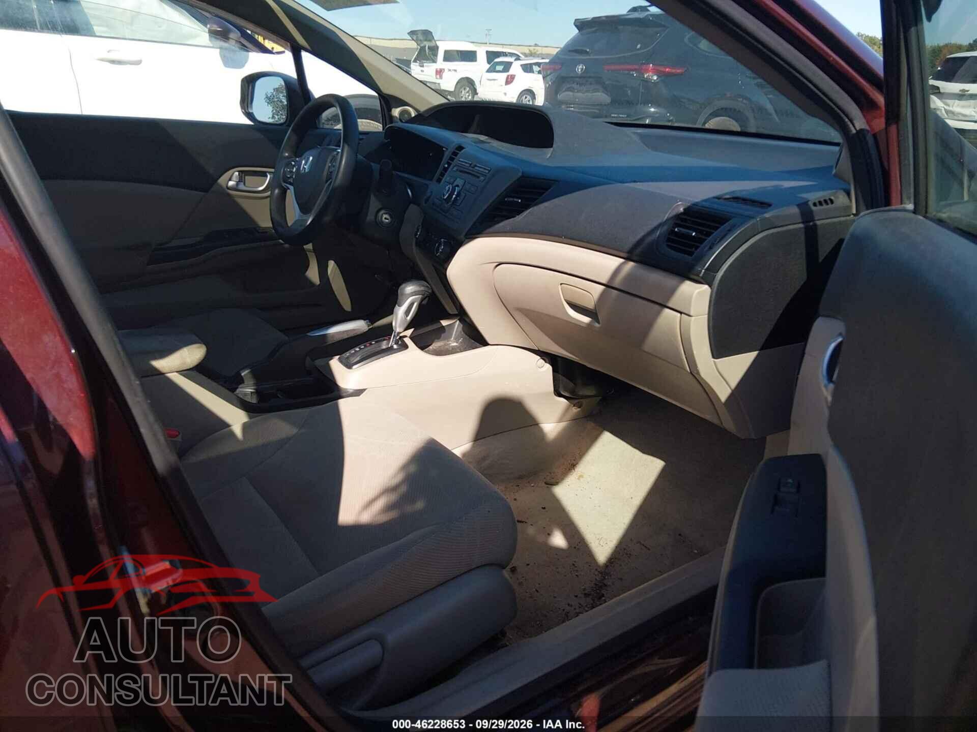 HONDA CIVIC SDN 2012 - 19XFB2F82CE092592