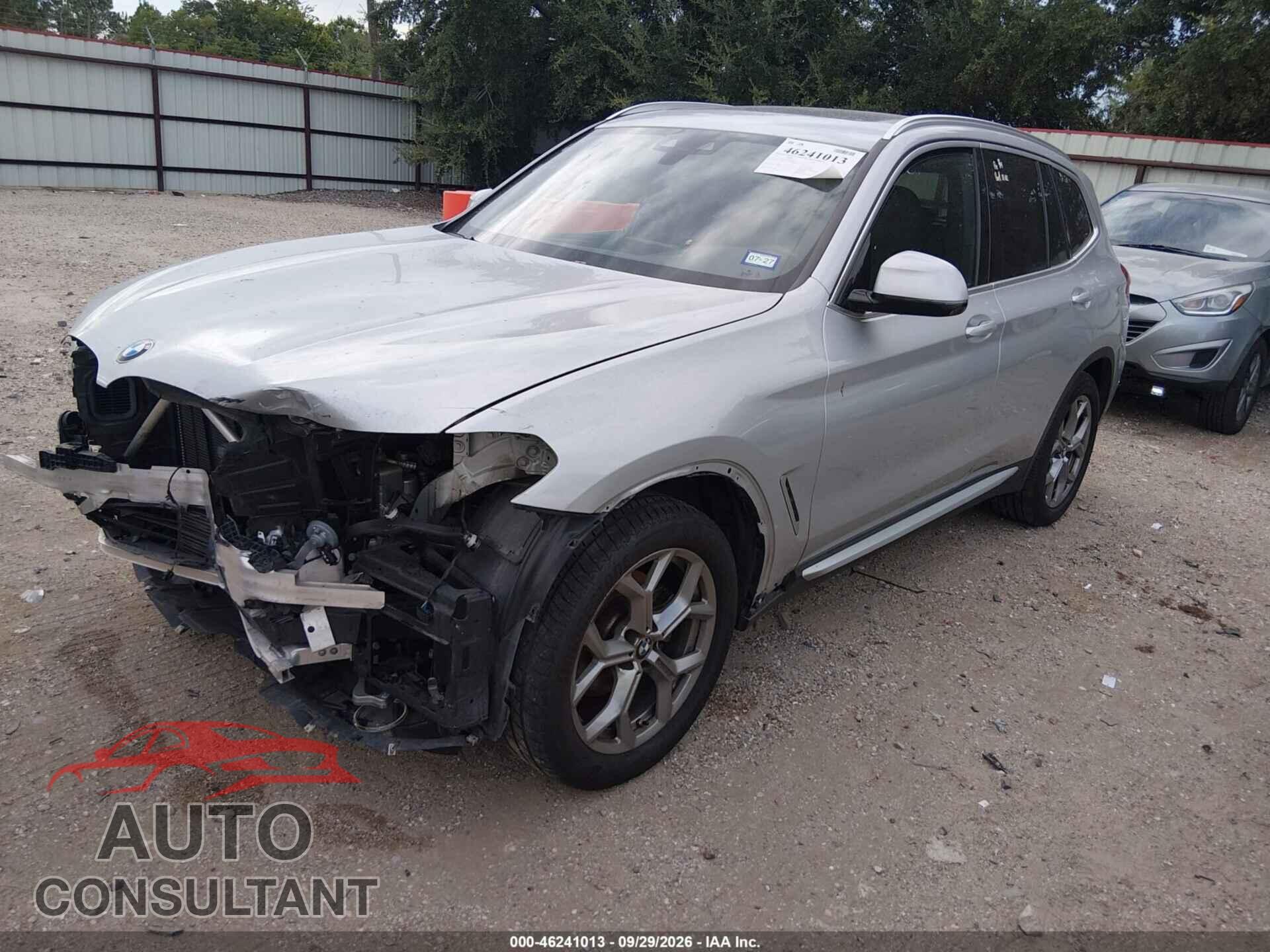 BMW X3 2021 - 5UXTY3C0XM9H67909
