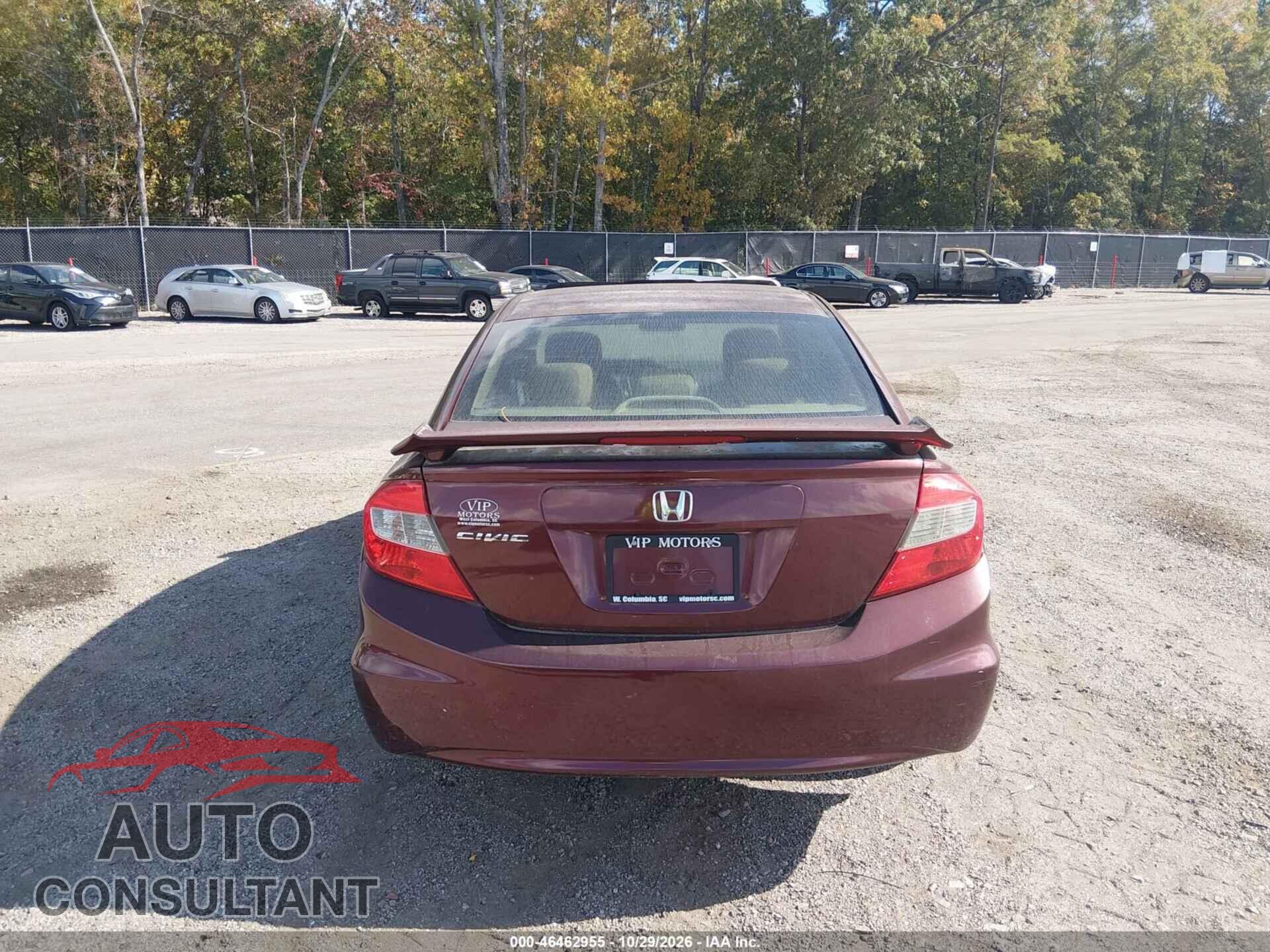 HONDA CIVIC 2012 - 19XFB2F8XCE065771