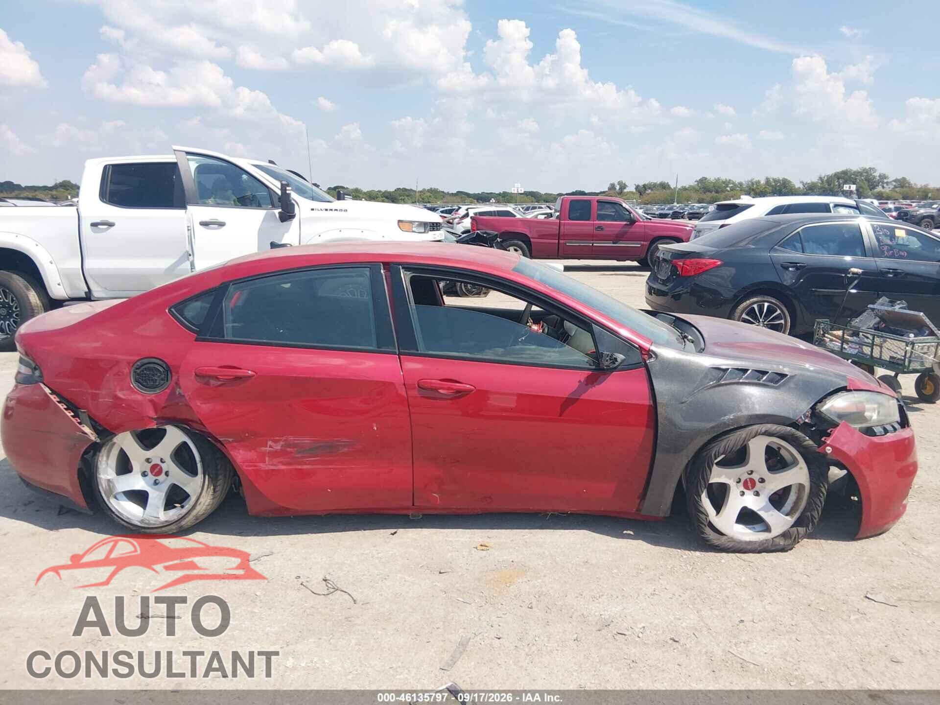 DODGE DART 2013 - 1C3CDFBA2DD198870