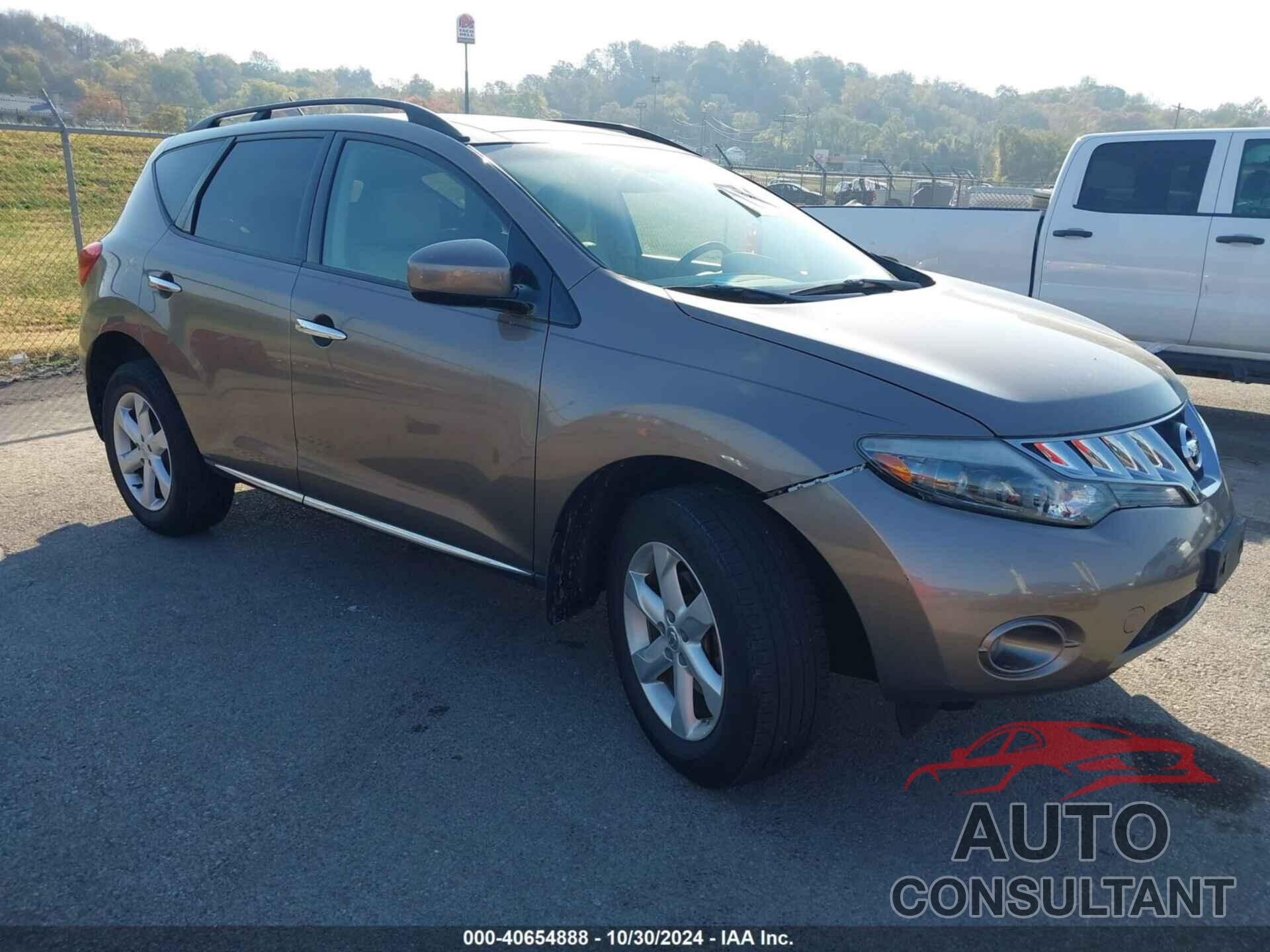 NISSAN MURANO 2010 - JN8AZ1MW9AW135267