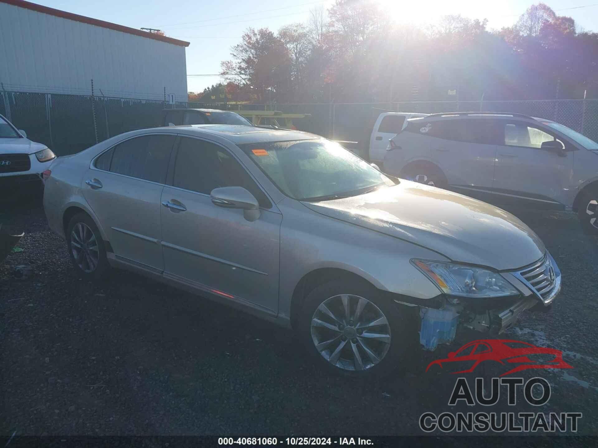 LEXUS ES 350 2012 - JTHBK1EG0C2498416