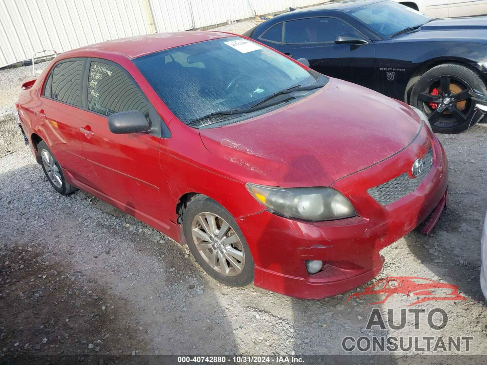 TOYOTA COROLLA 2010 - 2T1BU4EE3AC487632