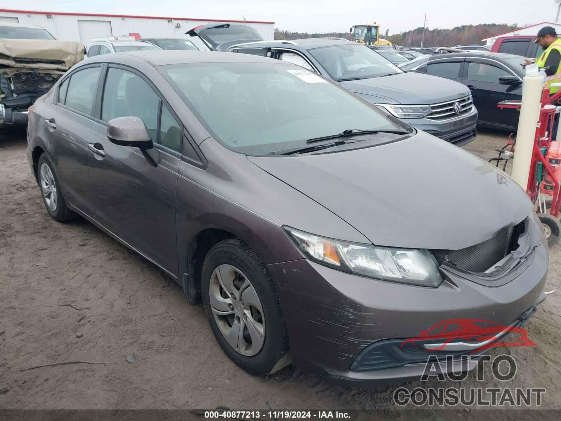 HONDA CIVIC 2013 - 2HGFB2F52DH564447