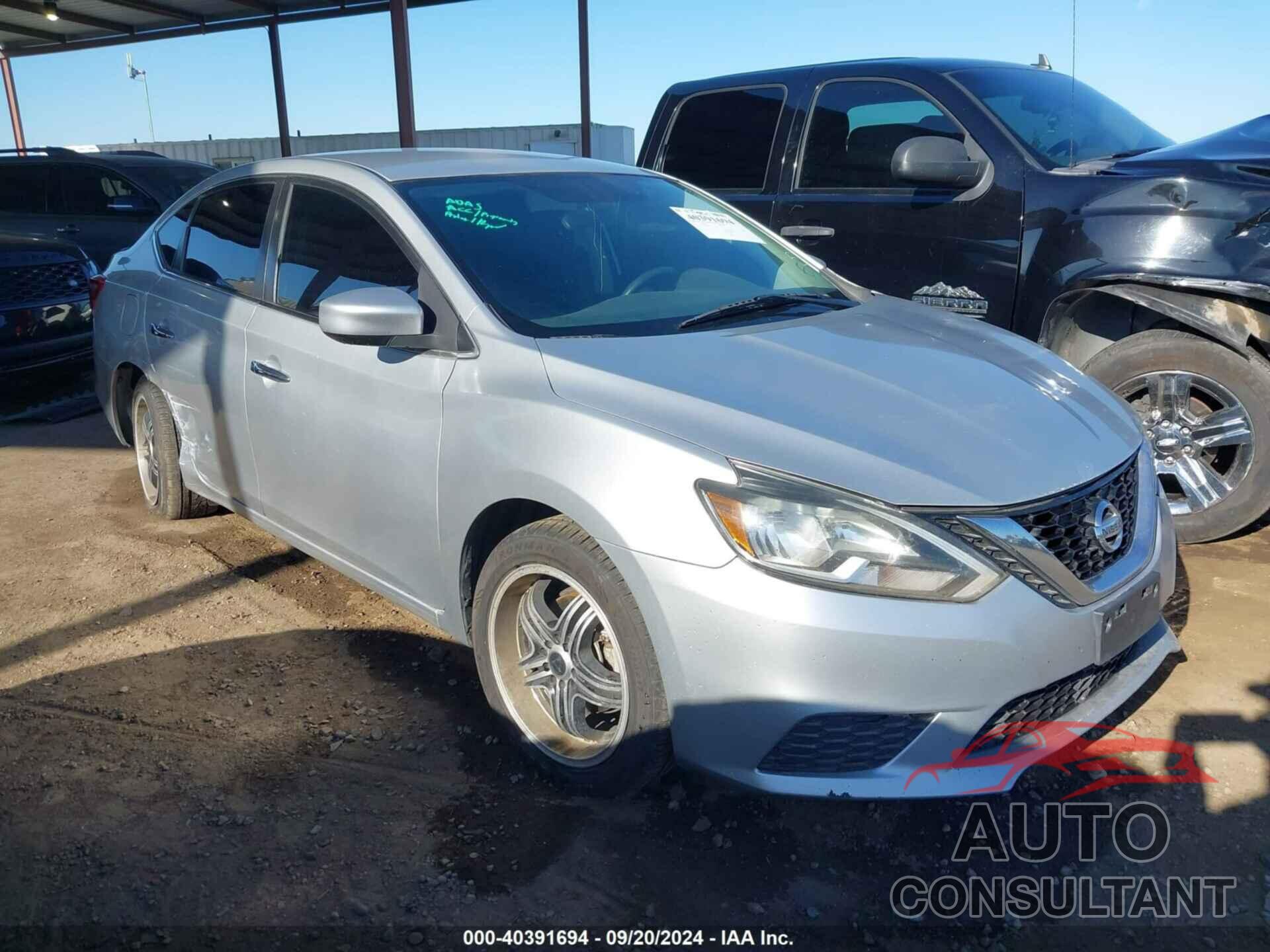 NISSAN SENTRA 2019 - 3N1AB7AP9KY428342