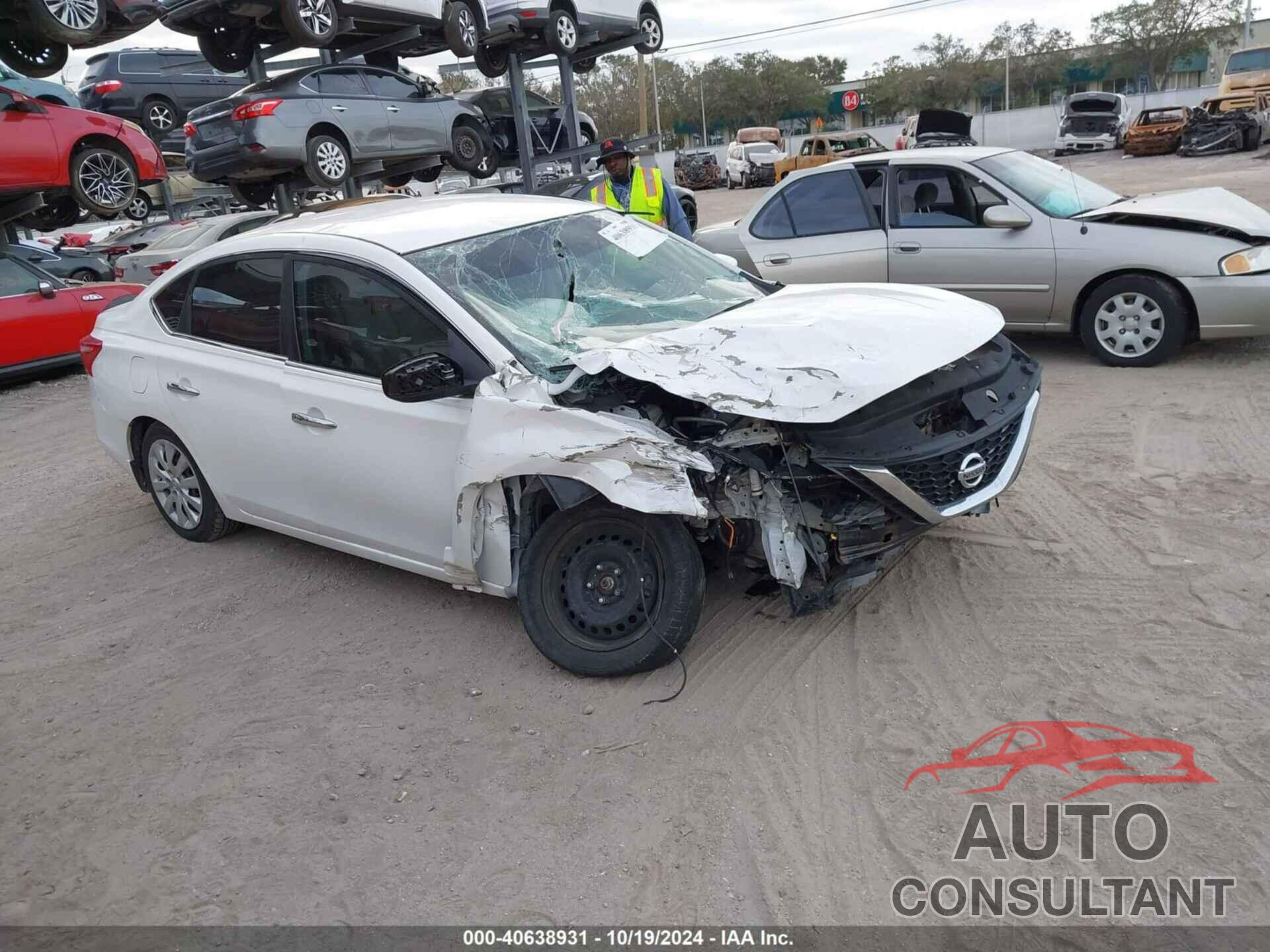 NISSAN SENTRA 2017 - 3N1AB7APXHL647624