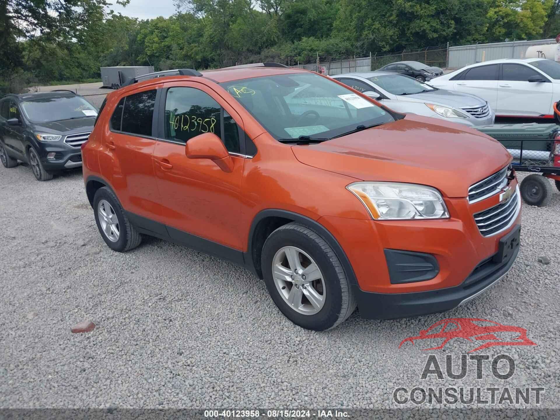 CHEVROLET TRAX 2016 - KL7CJLSB8GB559771