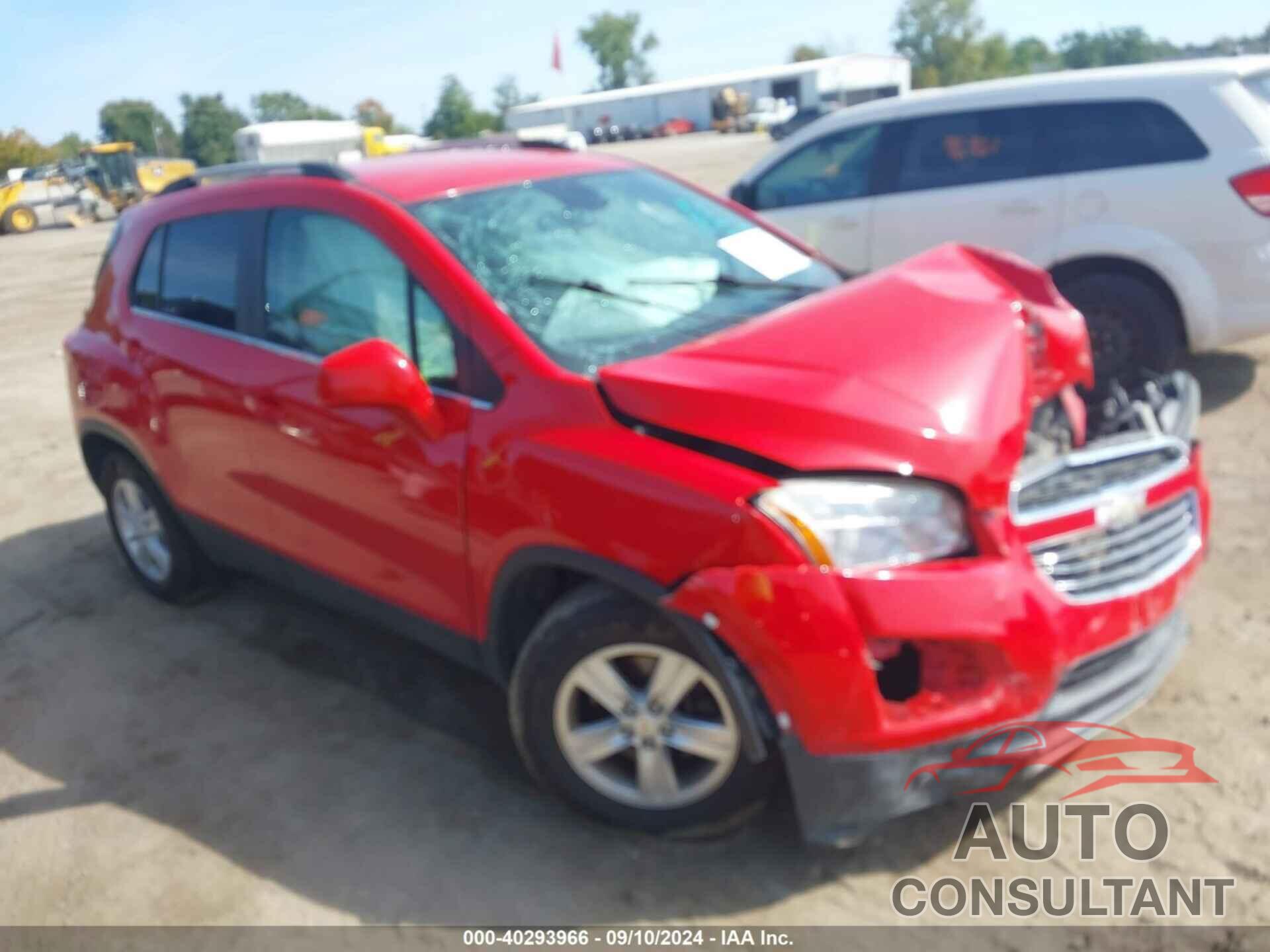 CHEVROLET TRAX 2016 - KL7CJLSB0GB557707