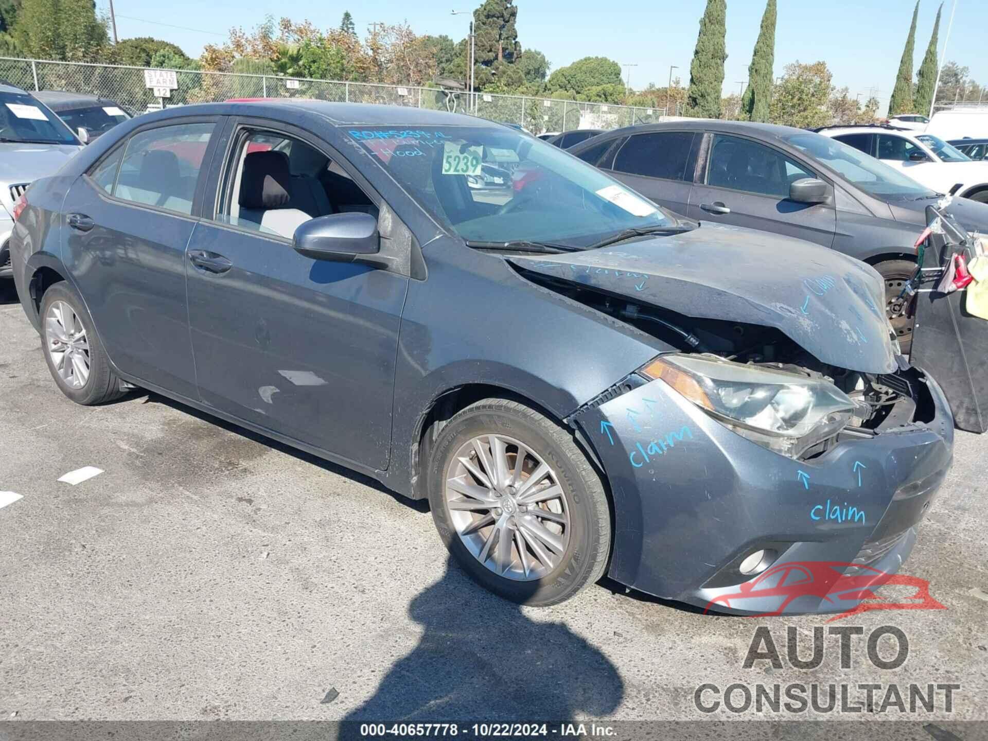 TOYOTA COROLLA 2015 - 5YFBURHE1FP355372