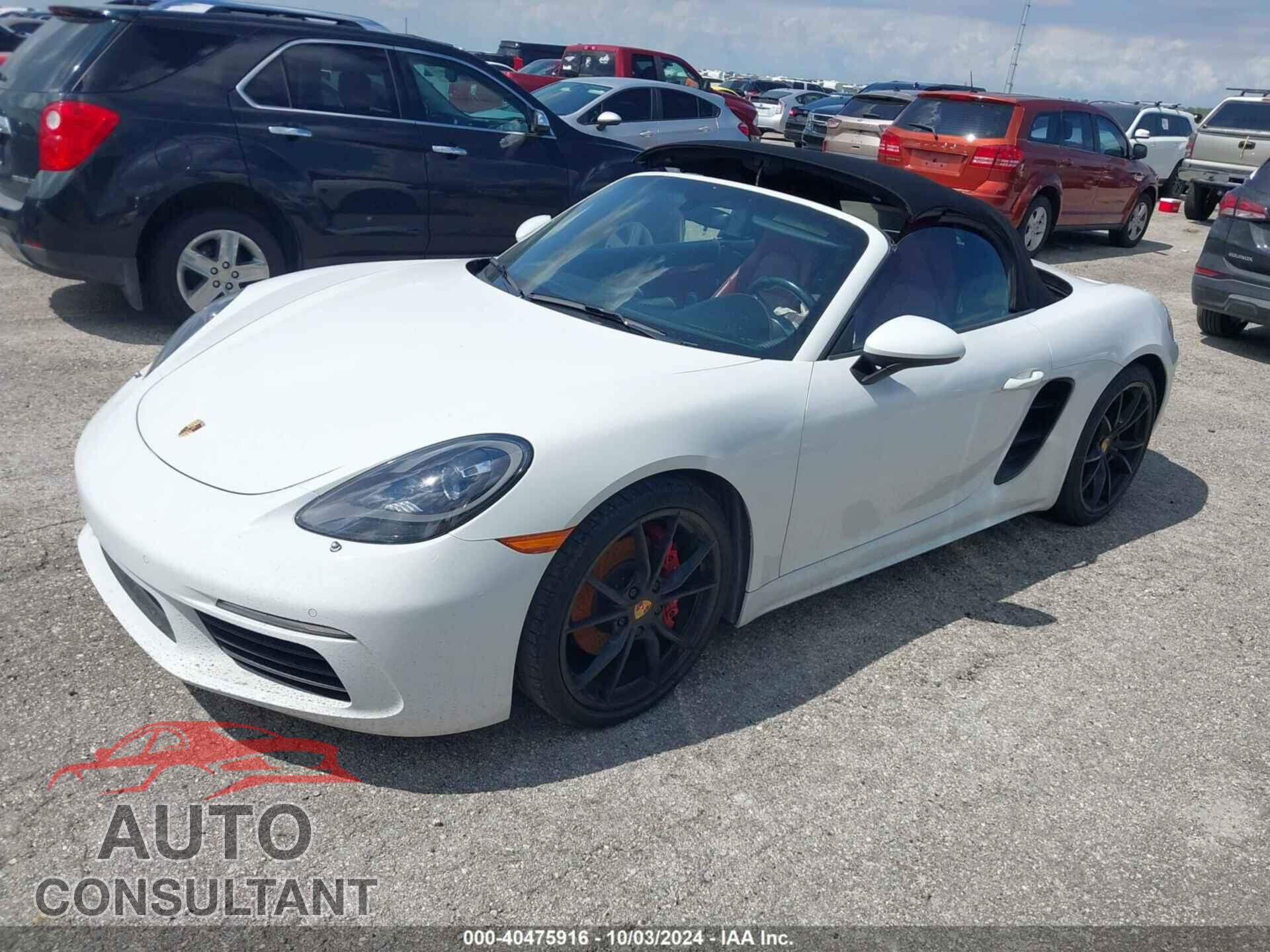 PORSCHE BOXSTER 2017 - WP0CB2A82HS241677