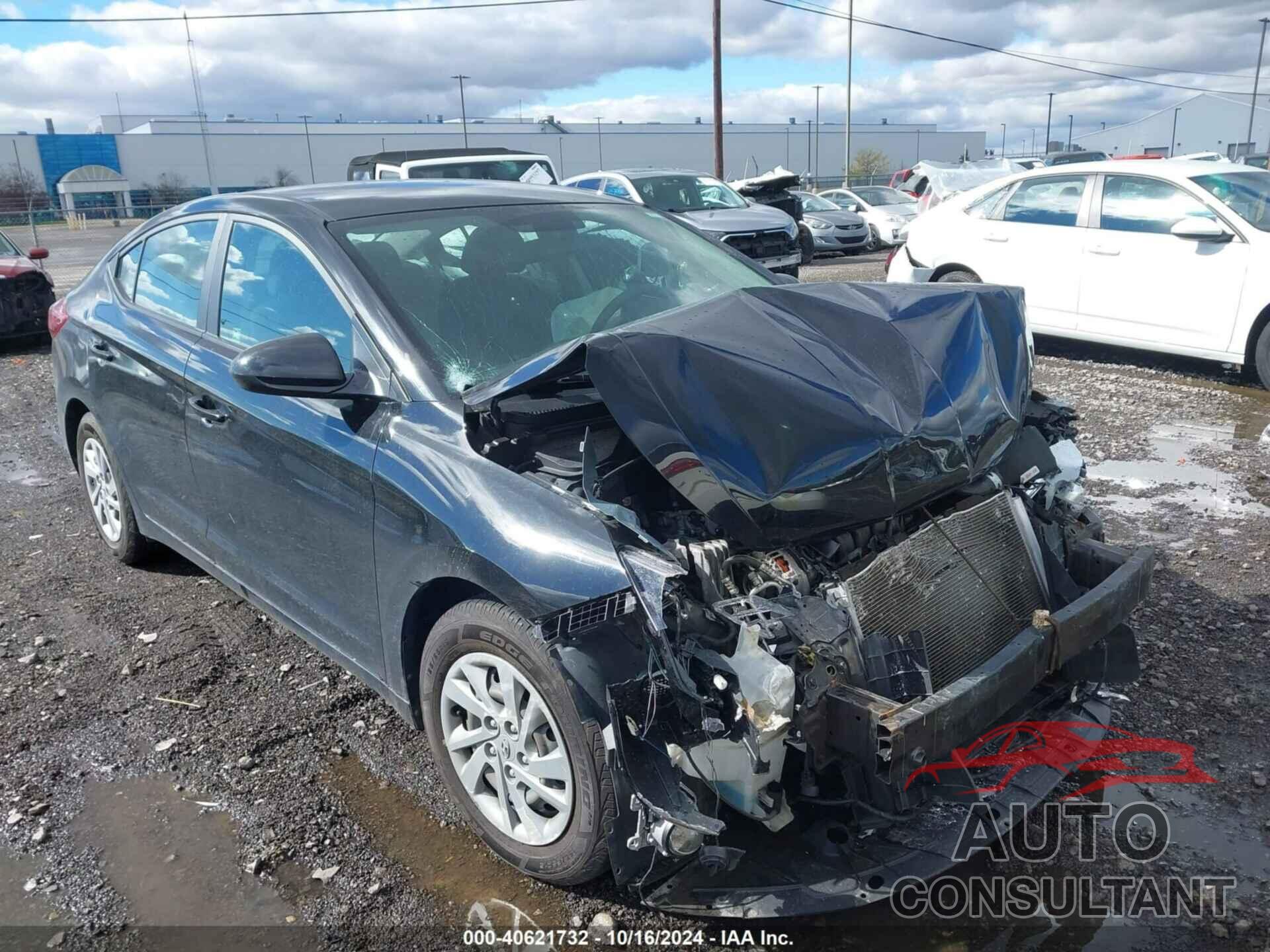 HYUNDAI ELANTRA 2019 - KMHD74LF5KU791380