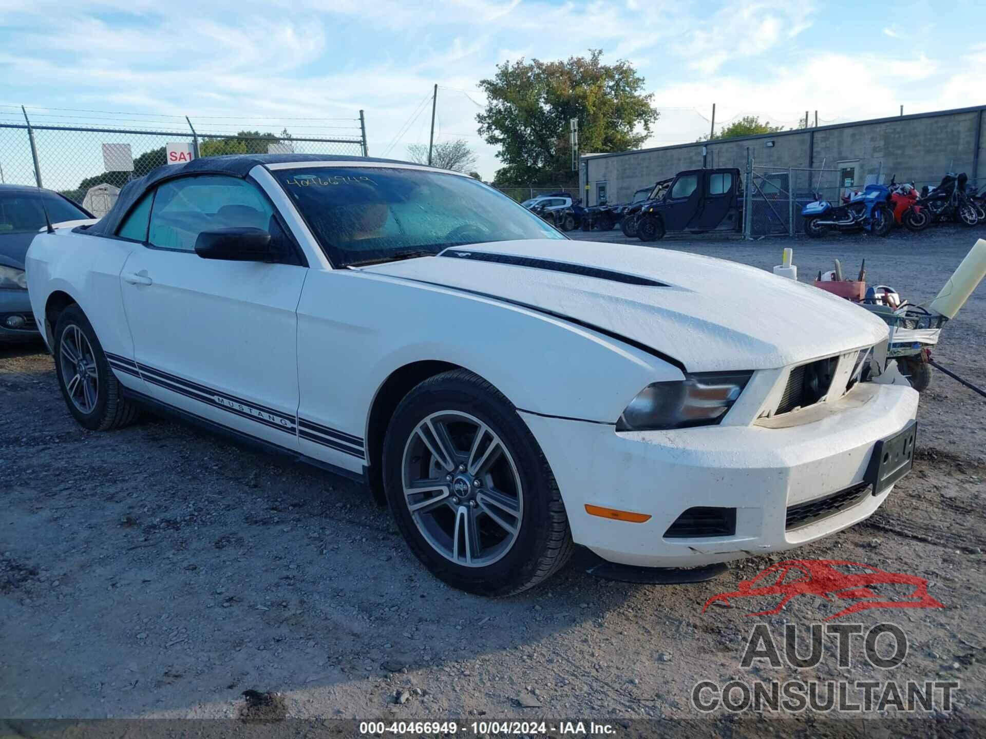 FORD MUSTANG 2010 - 1ZVBP8EN5A5166989