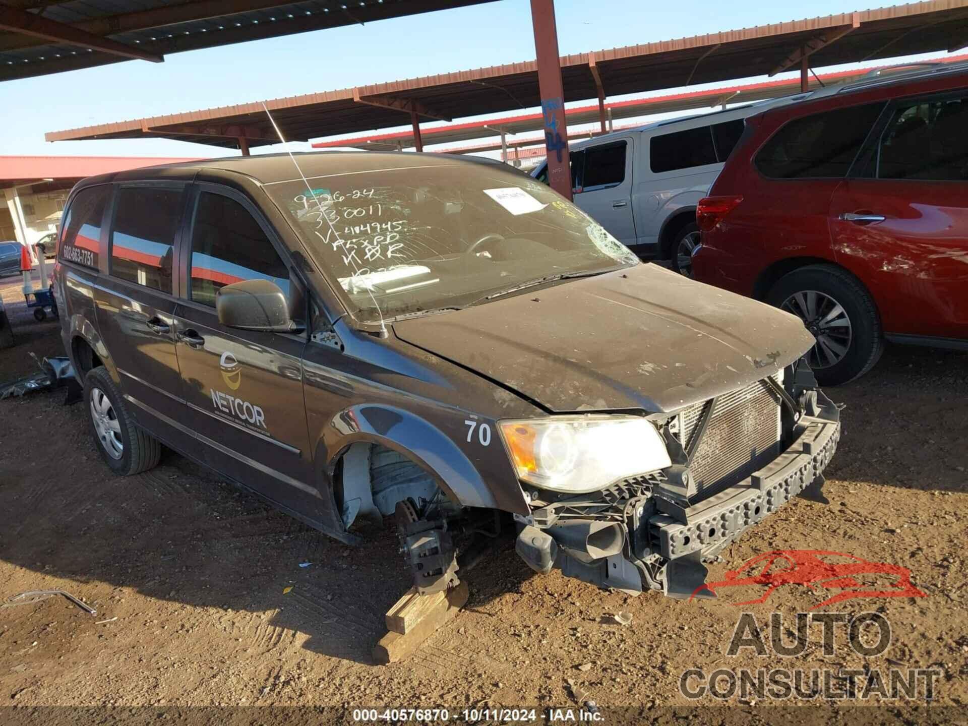DODGE GRAND CARAVAN 2014 - 2C4RDGBG0ER404945