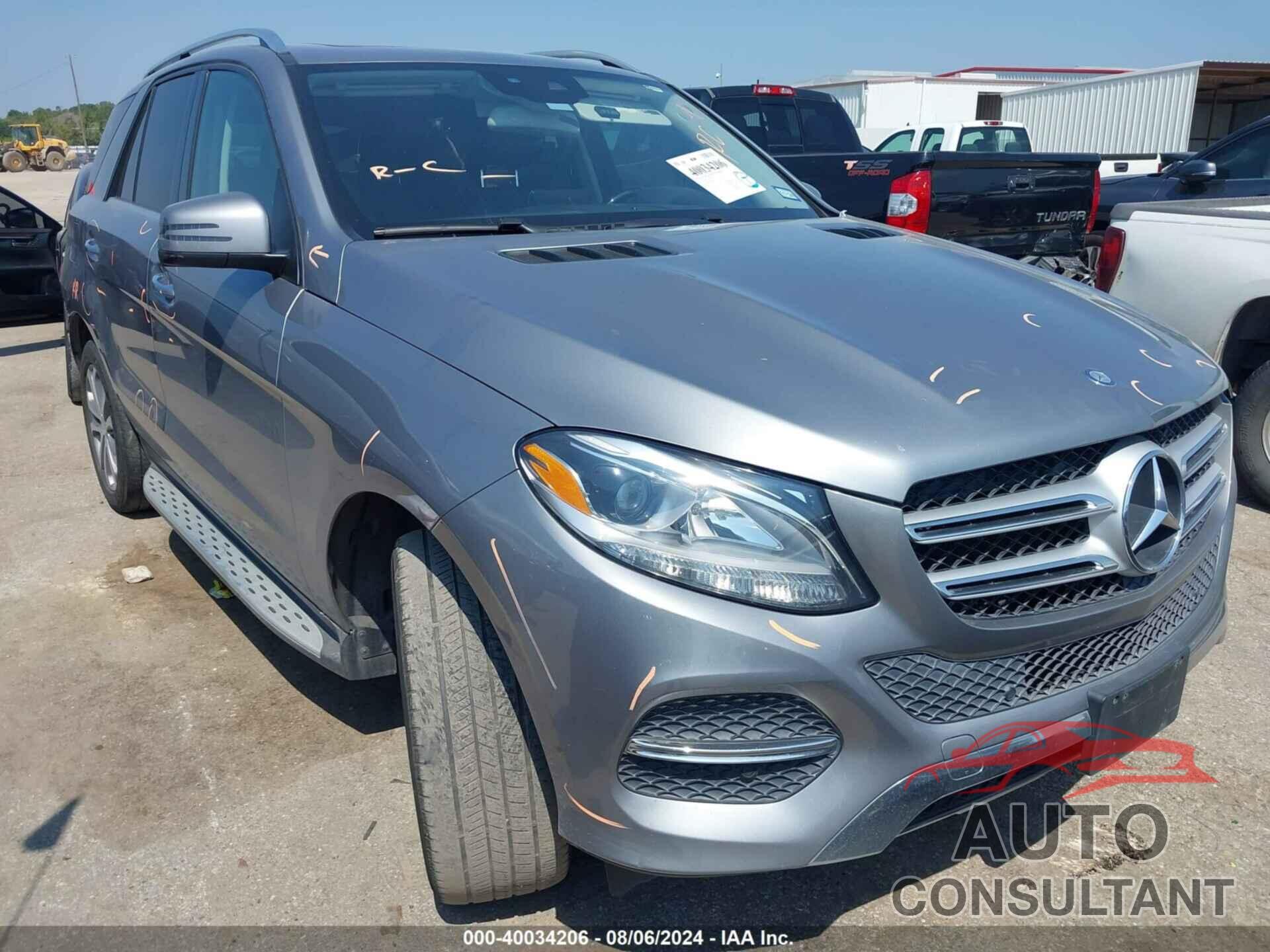 MERCEDES-BENZ GLE 350 2016 - 4JGDA5JB8GA646172