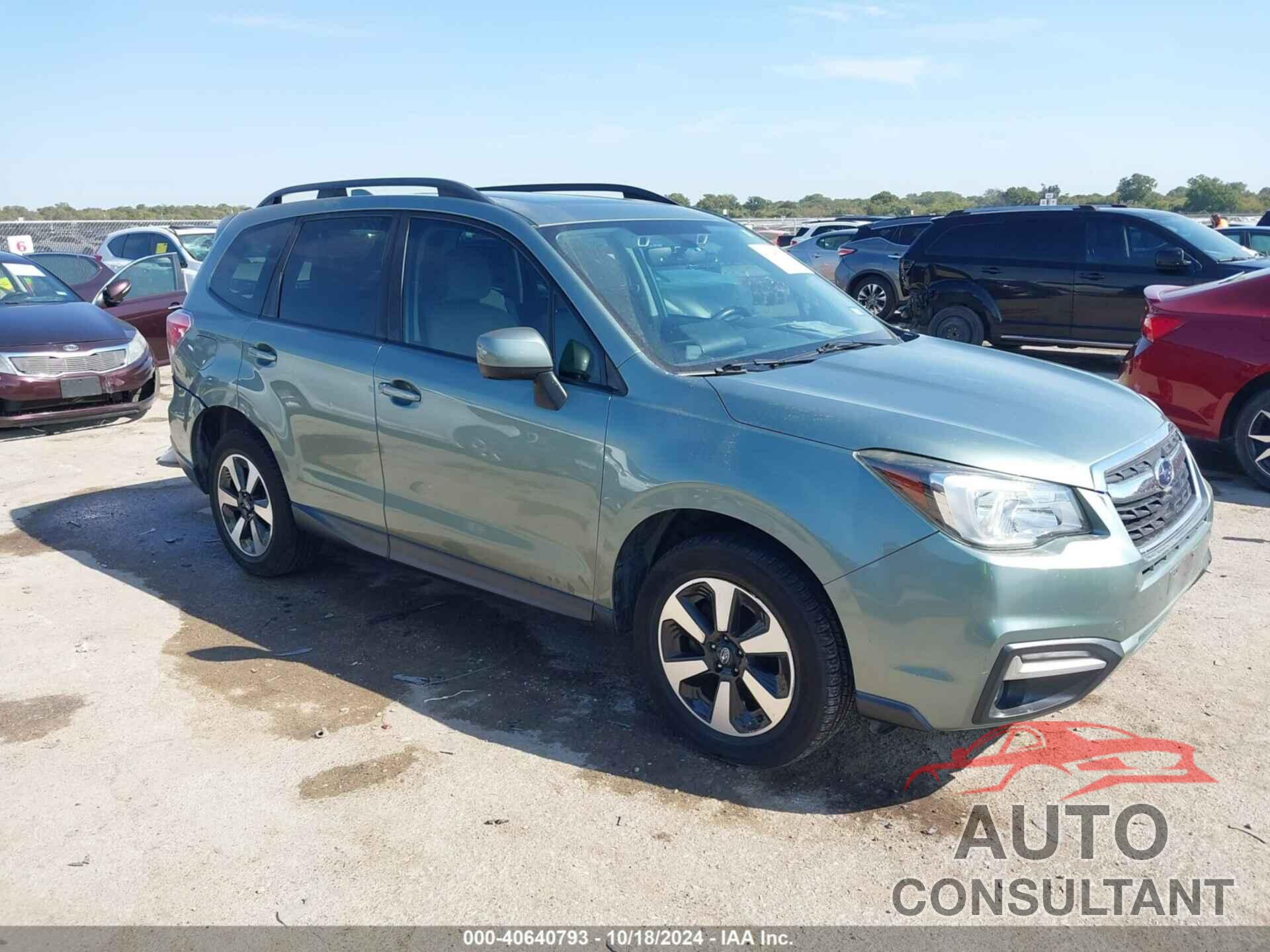 SUBARU FORESTER 2017 - JF2SJAGC0HH586290