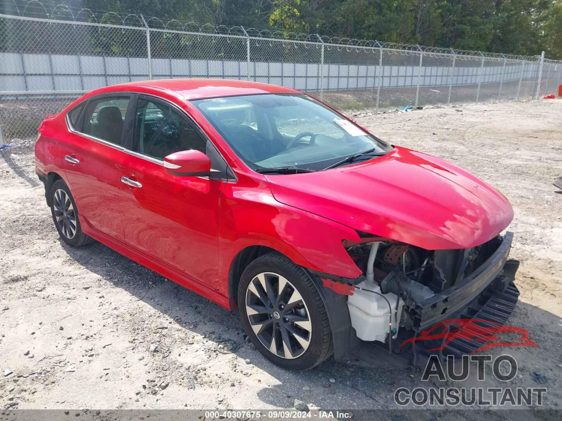 NISSAN SENTRA 2019 - 3N1AB7AP8KY309438