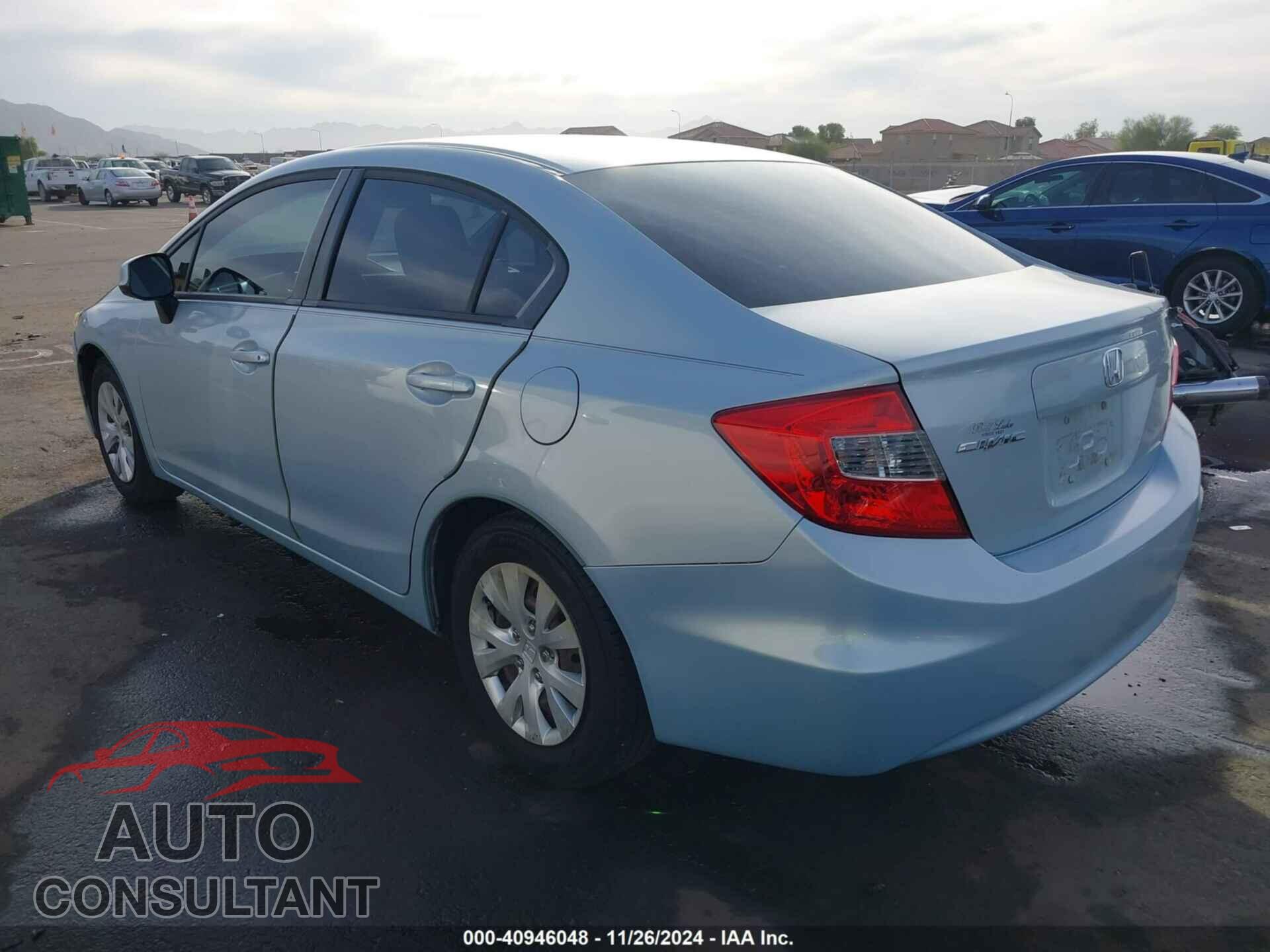 HONDA CIVIC 2012 - 19XFB2F59CE088917