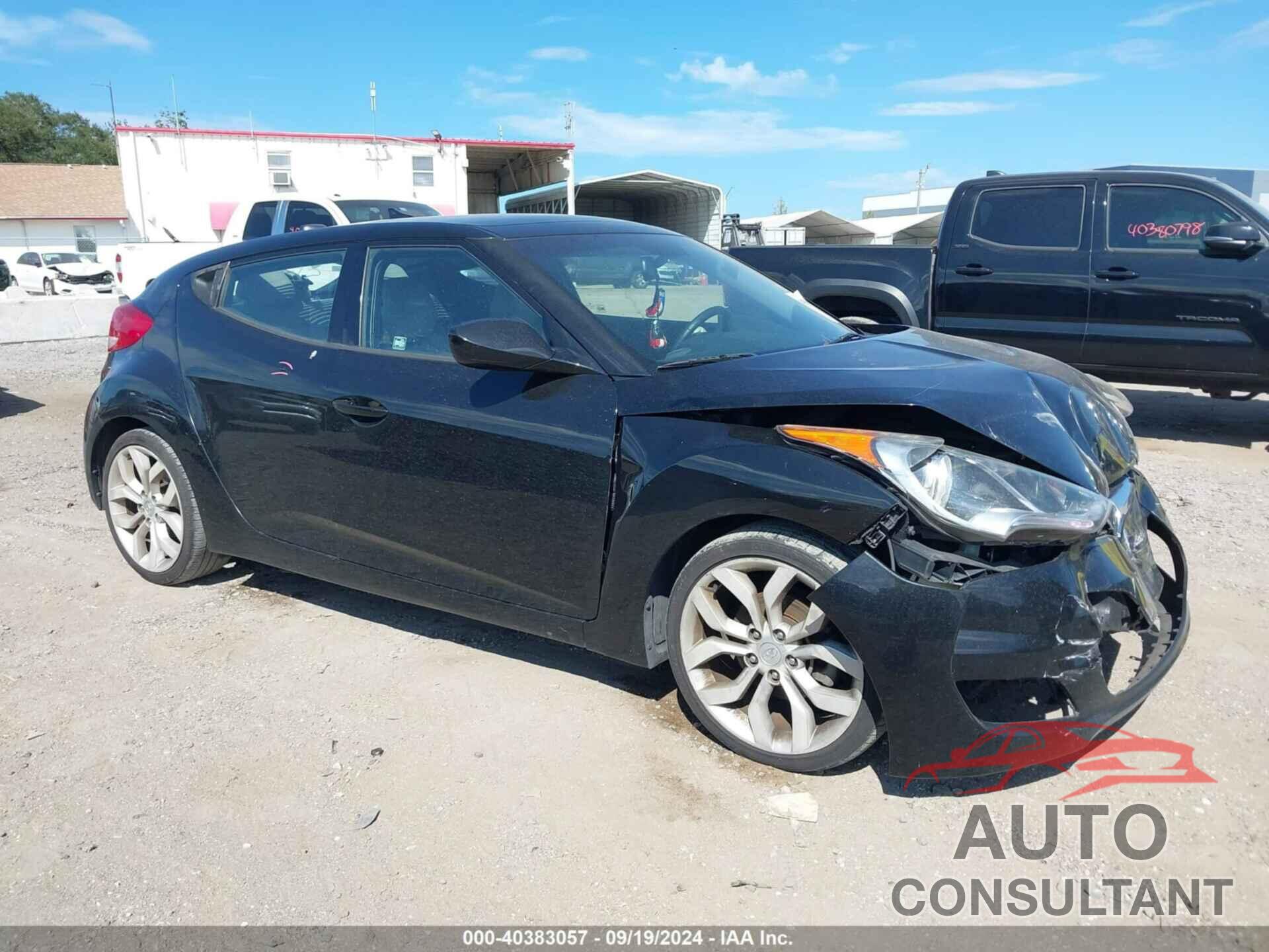 HYUNDAI VELOSTER 2013 - KMHTC6AD8DU139604