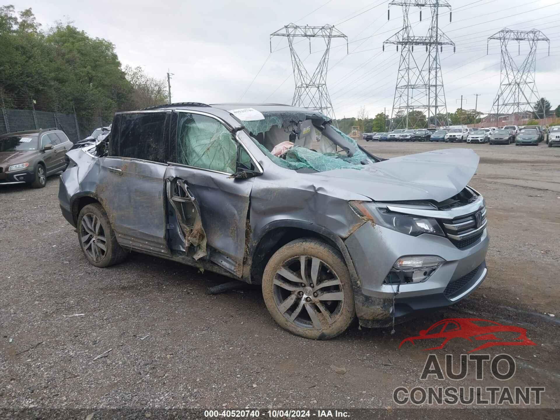 HONDA PILOT 2017 - 5FNYF6H97HB042508