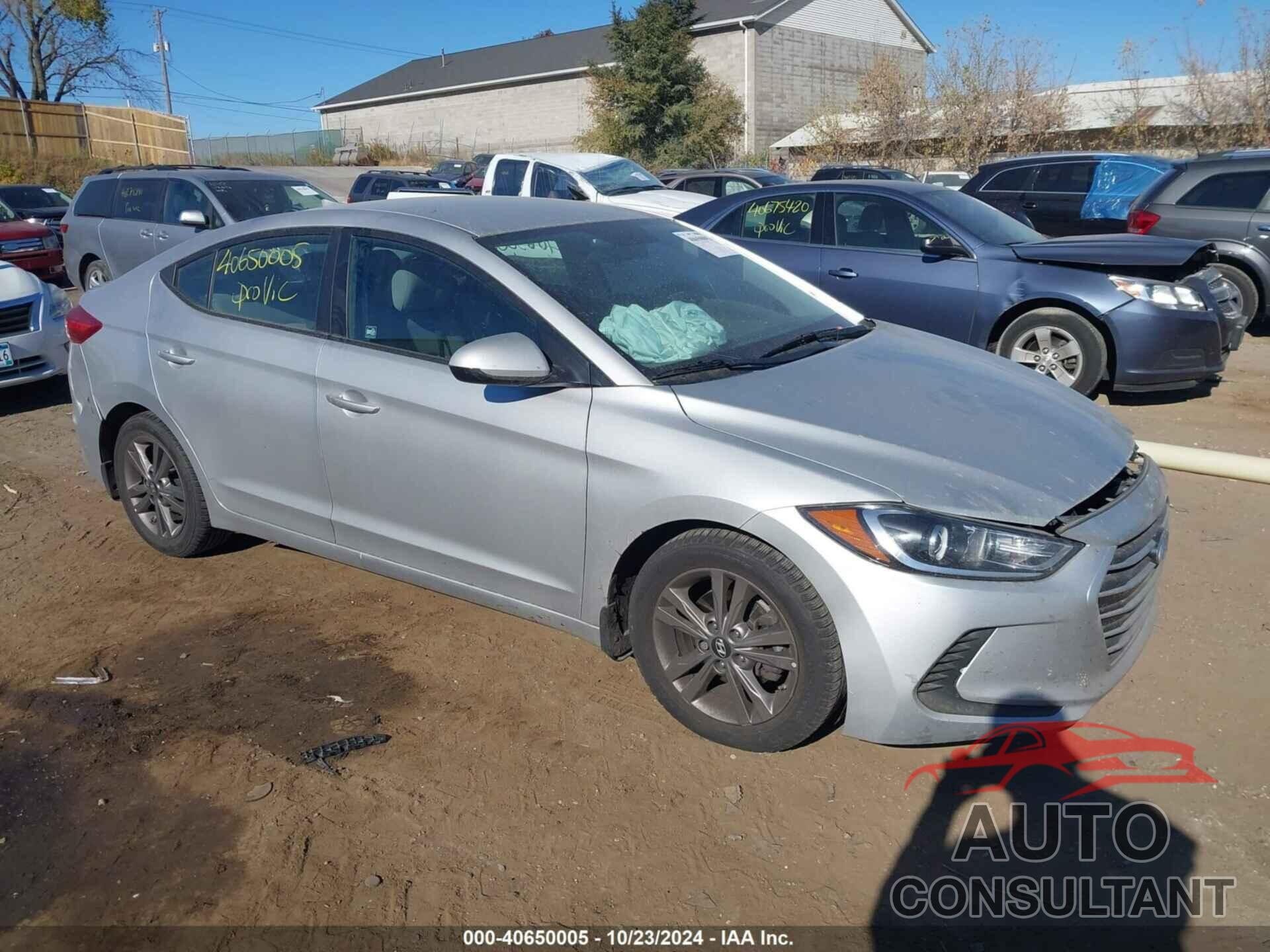 HYUNDAI ELANTRA 2018 - 5NPD84LF3JH334027