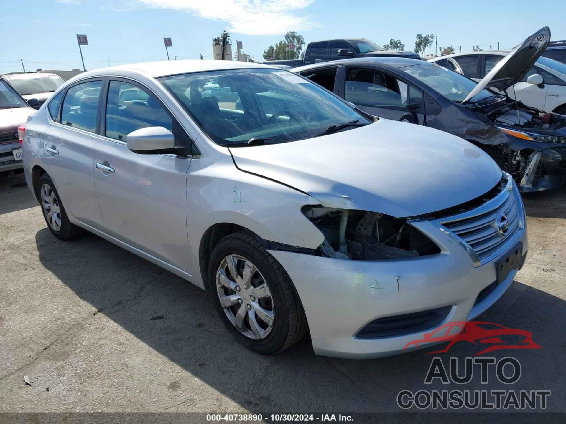 NISSAN SENTRA 2013 - 3N1AB7APXDL702874