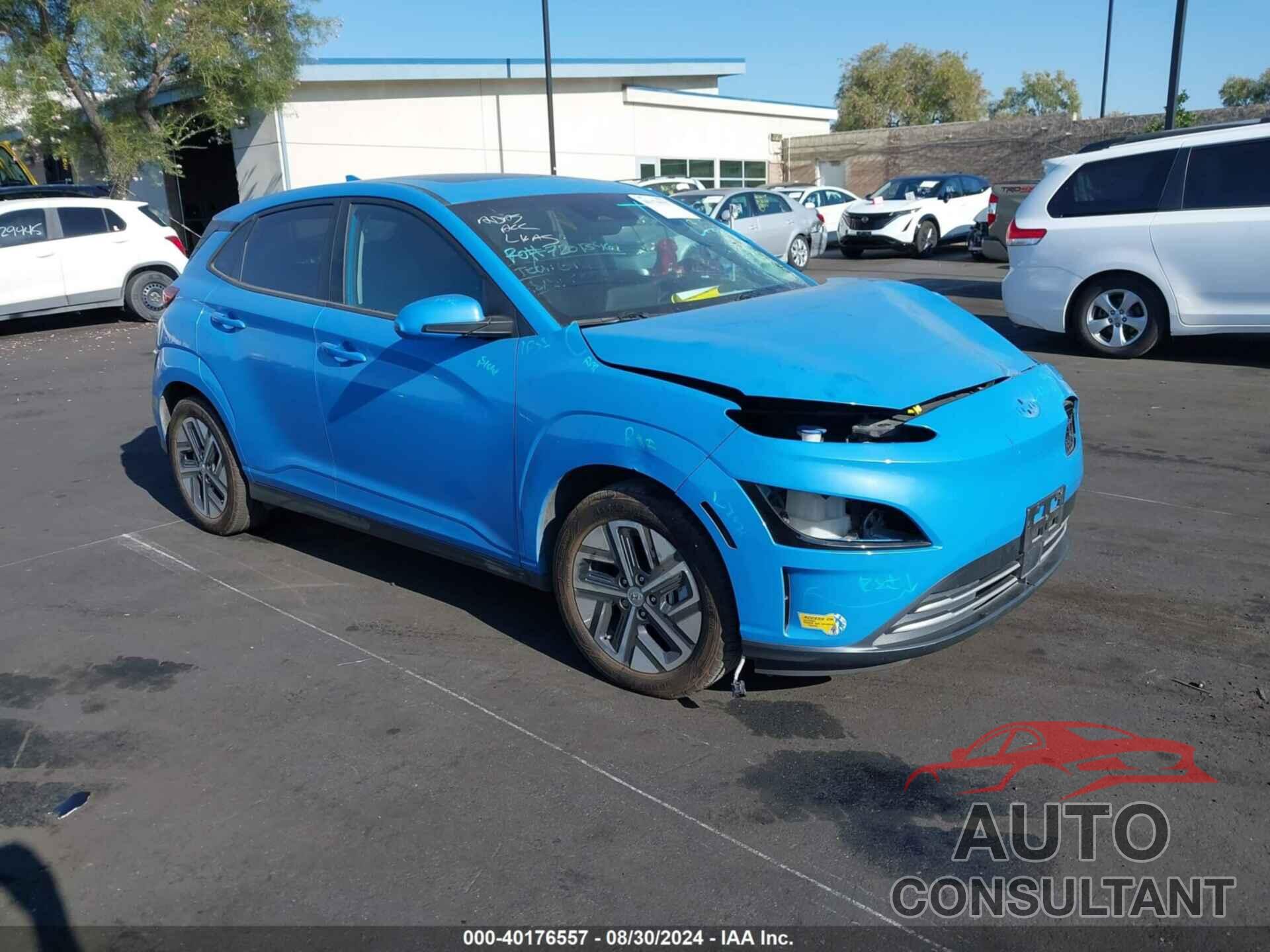 HYUNDAI KONA ELECTRIC 2022 - KM8K53AG4NU155587