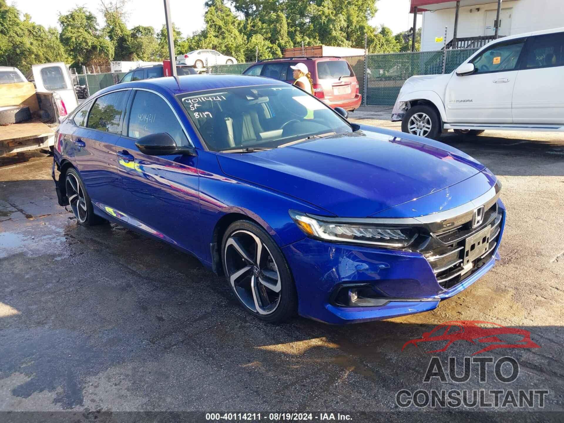 HONDA ACCORD 2021 - 1HGCV1F48MA035675