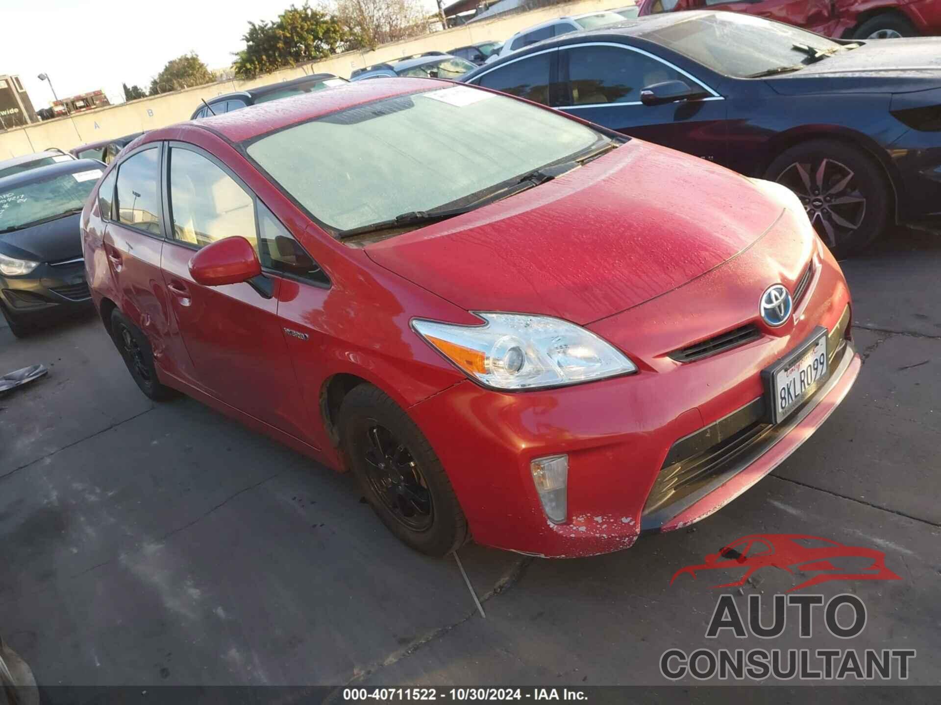 TOYOTA PRIUS 2015 - JTDKN3DU2F0443736