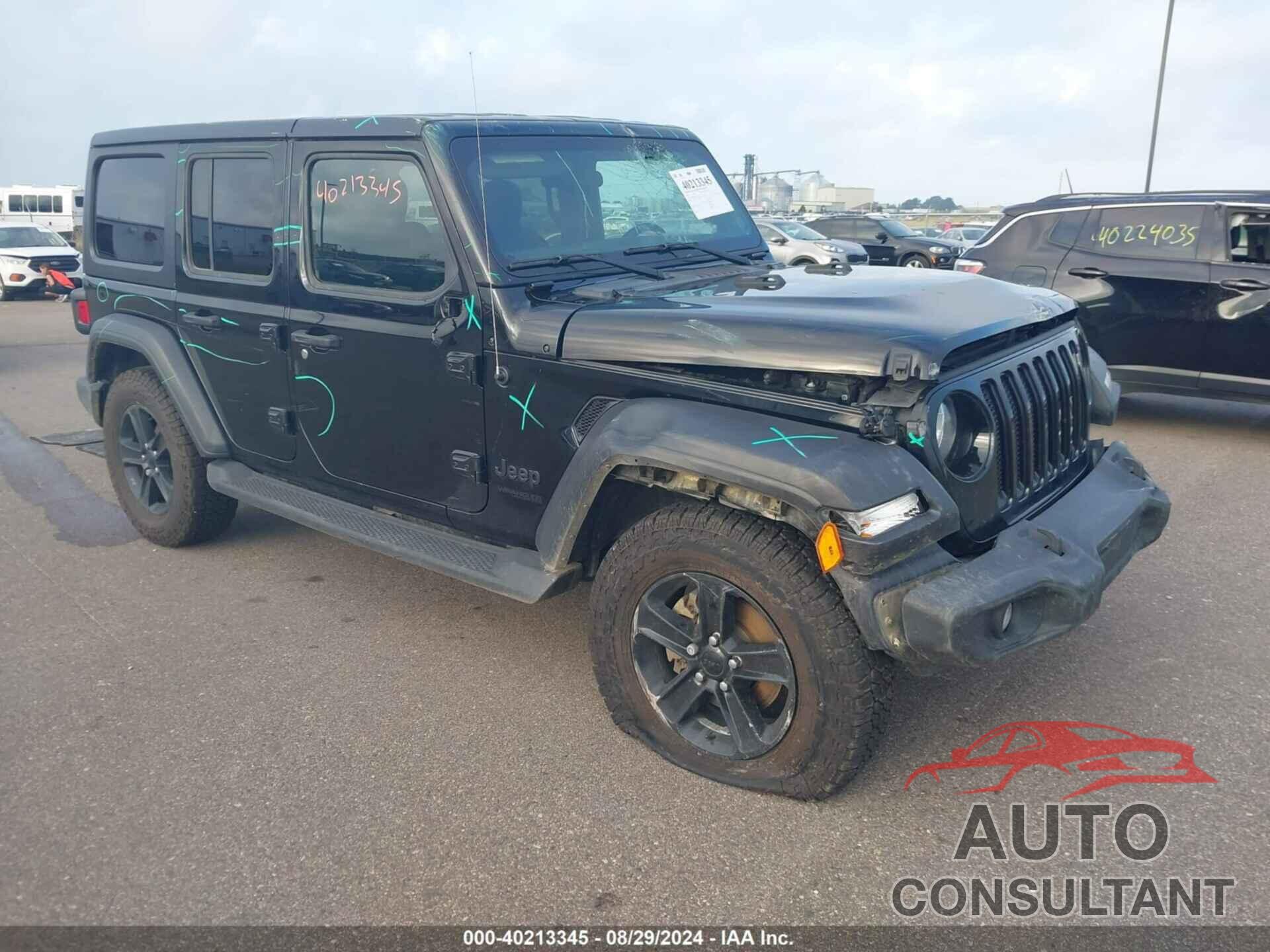 JEEP WRANGLER UNLIMITED 2022 - 1C4HJXDG9NW163539